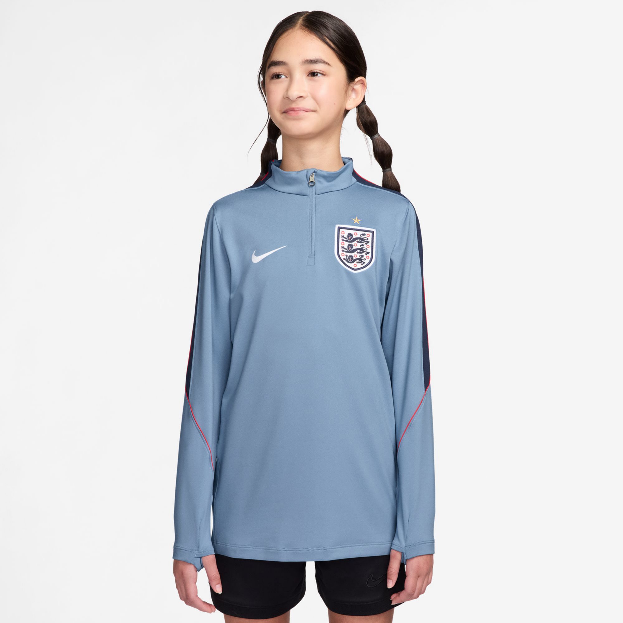 Nike Youth England 2026 Home Drill Training Quarter-Zip
