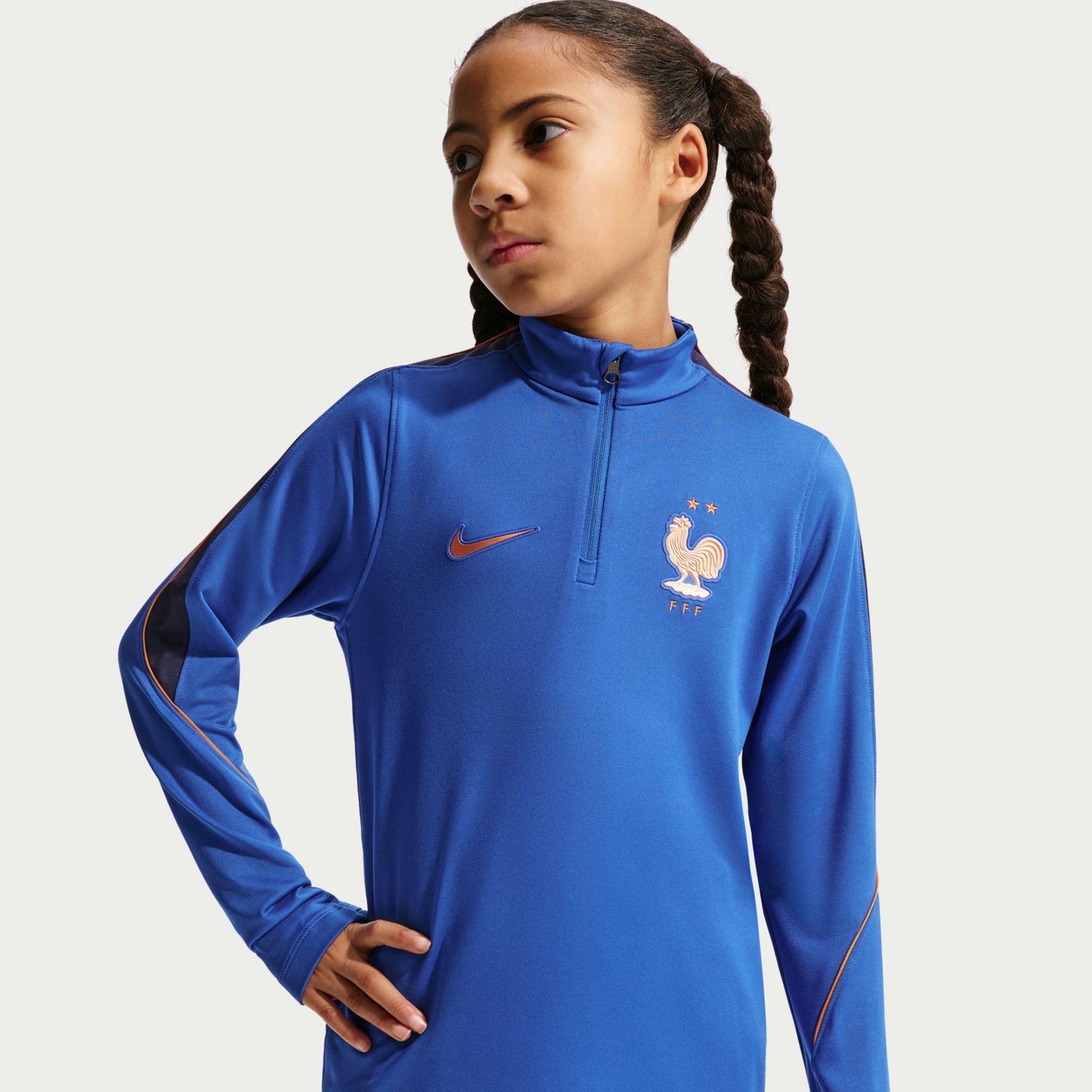 Nike Youth France 2026 Home Drill Training Quarter-Zip
