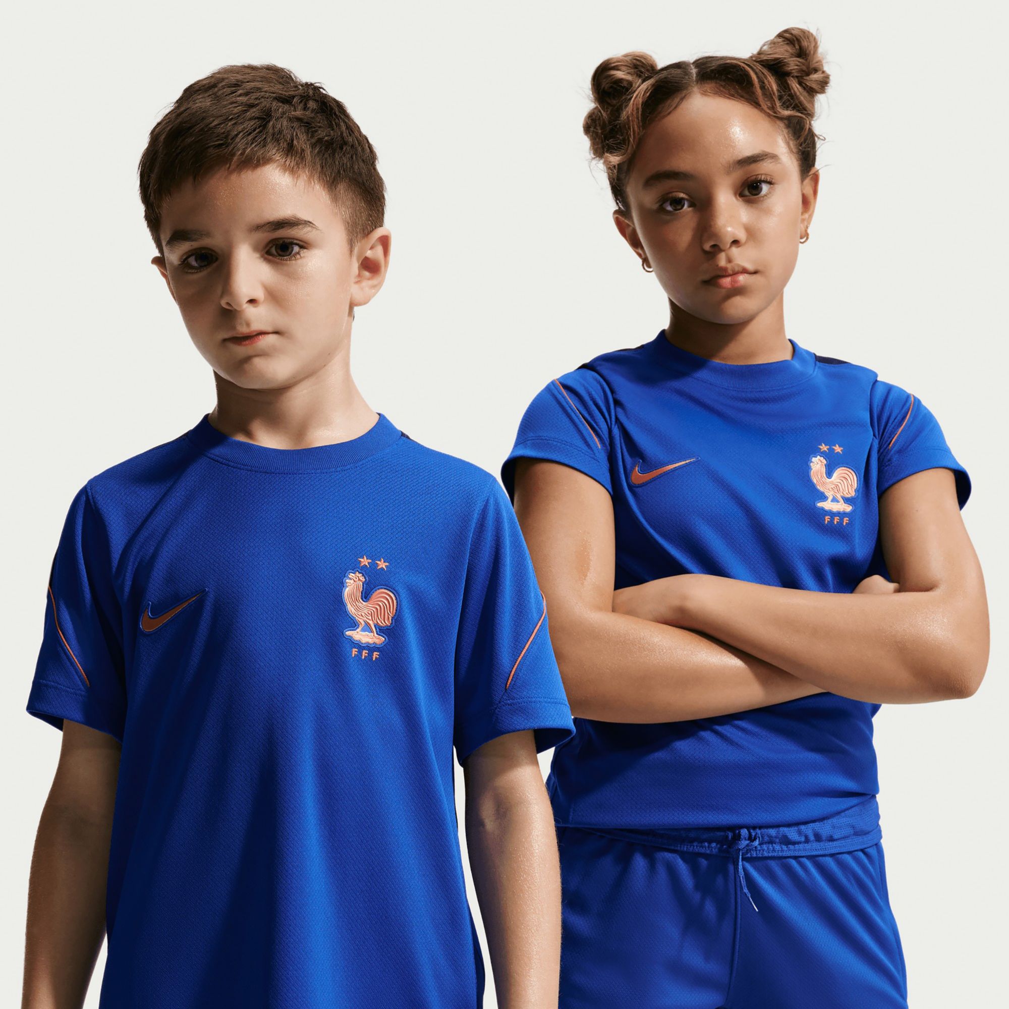 Nike Youth France 2026 Home Strike Training Jersey