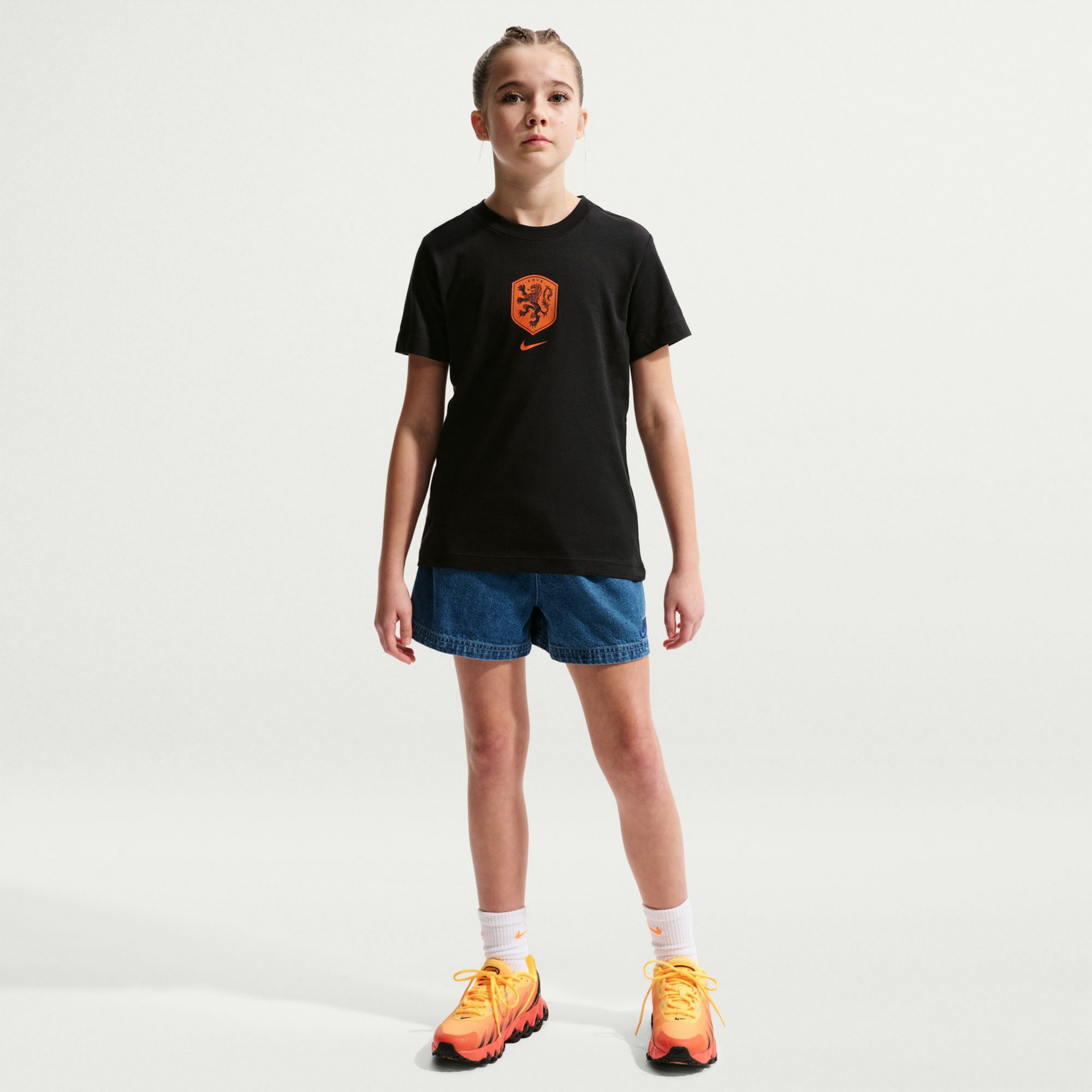 Nike Youth Netherlands 2026 Home Crest T-Shirt