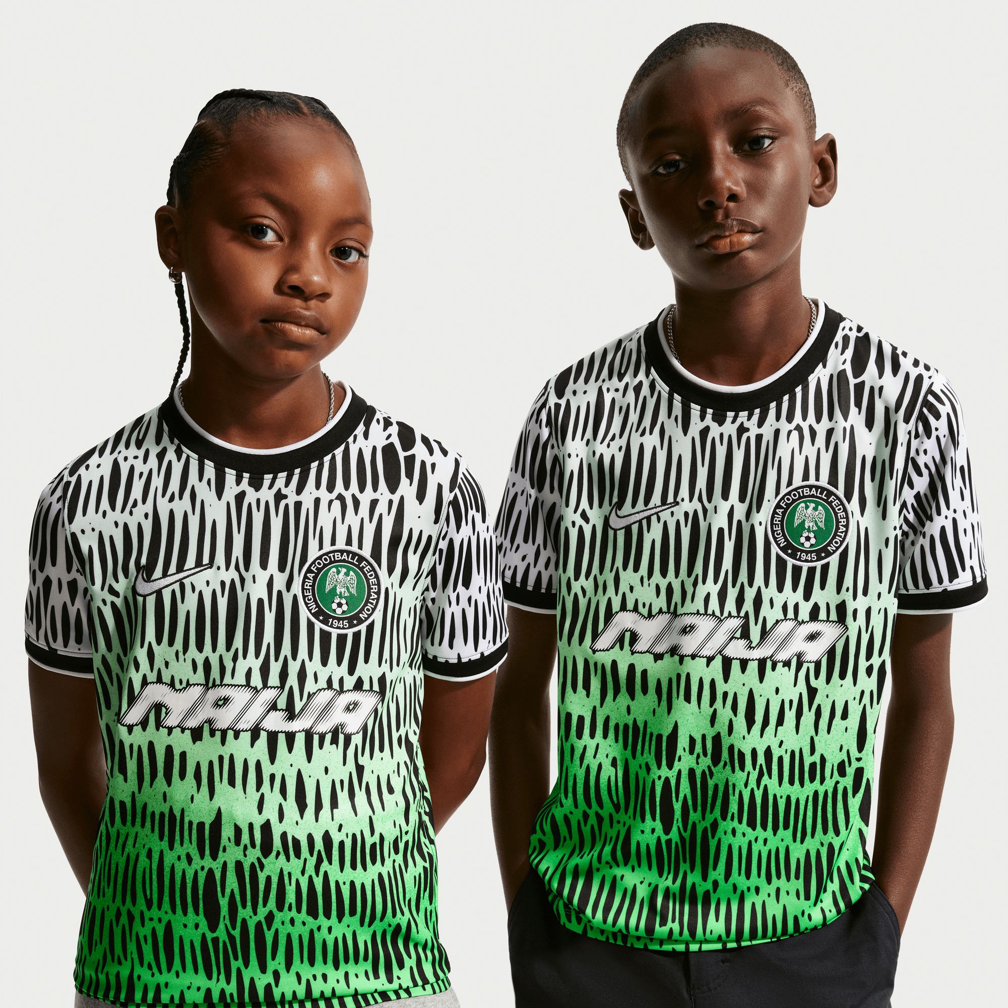 Nike X2 Youth Nigeria X Slawn 2026 Home Prematch Jersey