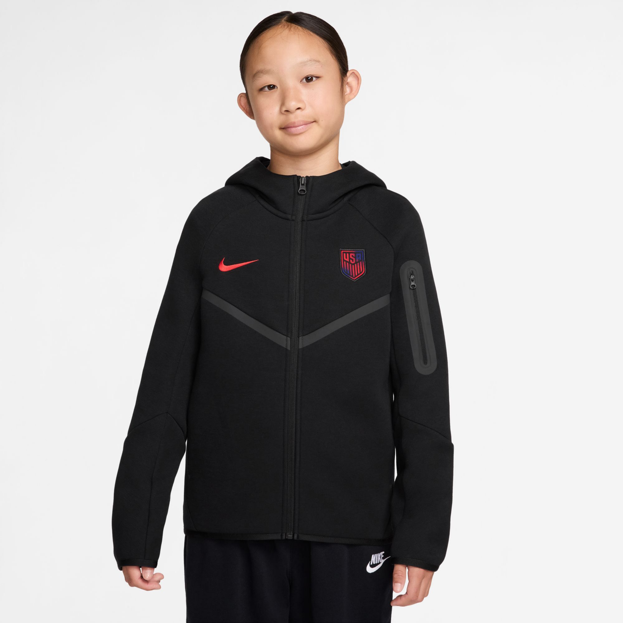 Nike Youth USMNT 2026 Home Full-Zip Hoodie
