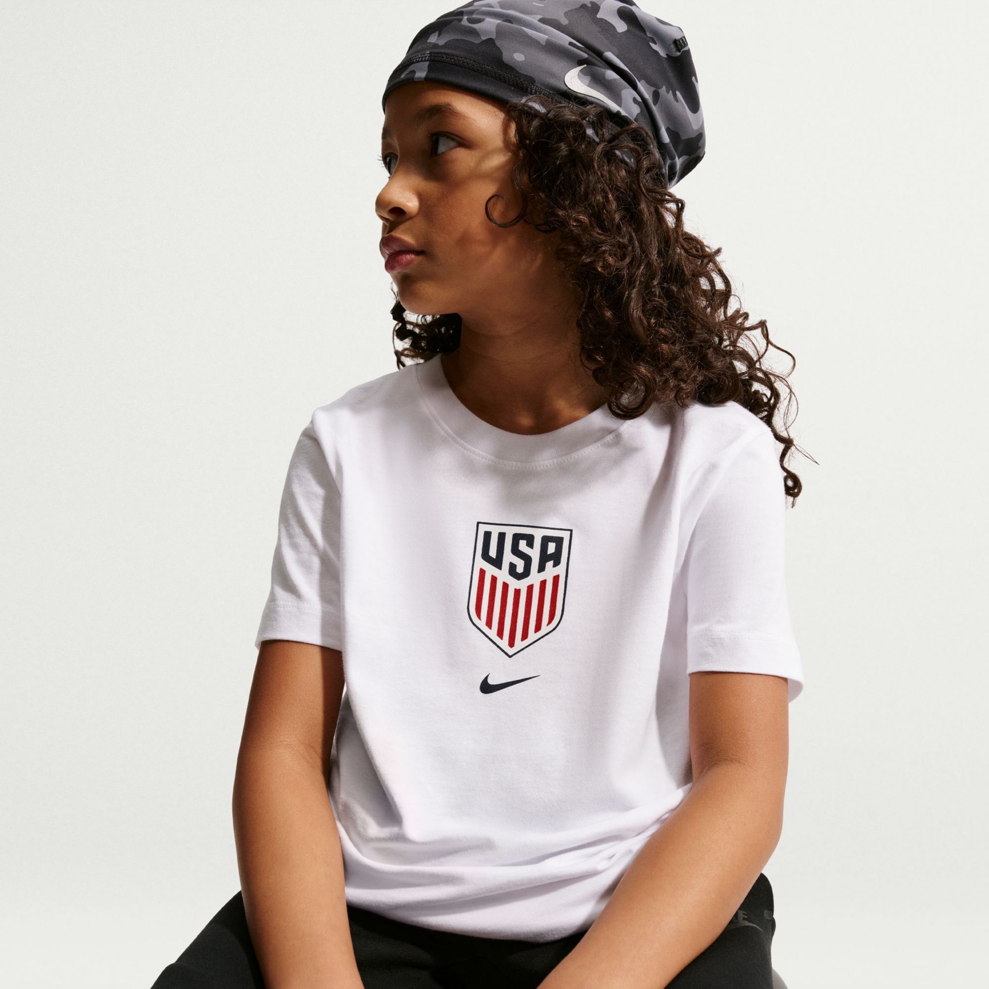 Nike Youth USMNT 2026 Home Crest T-Shirt