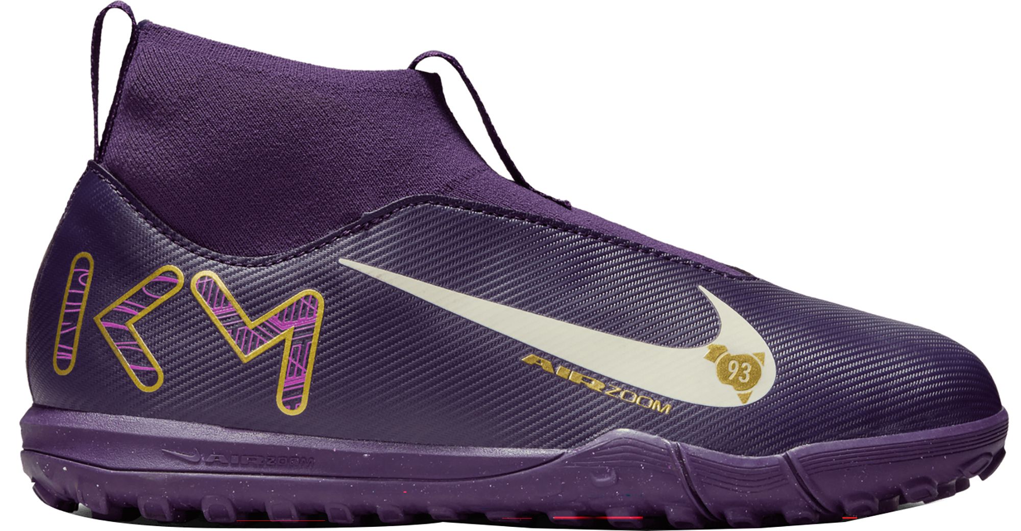 Nike Kids' Mercurial Superfly 10 Academy KM Turf Soccer Cleats