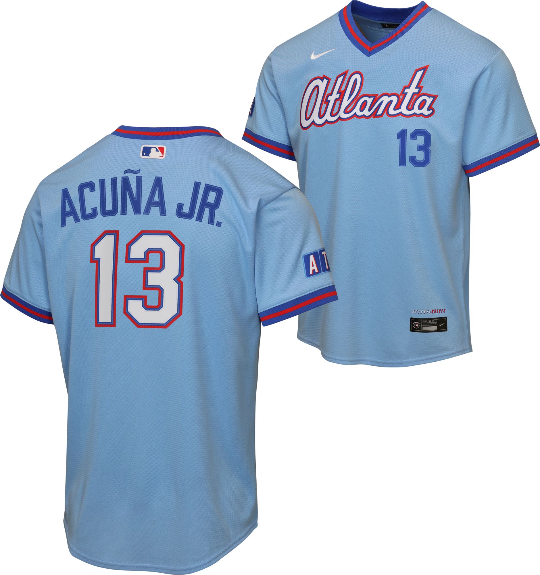 Nike Youth Atlanta Braves Ronald Acuña Jr. #13 2026 City Connect Homerun Jersey