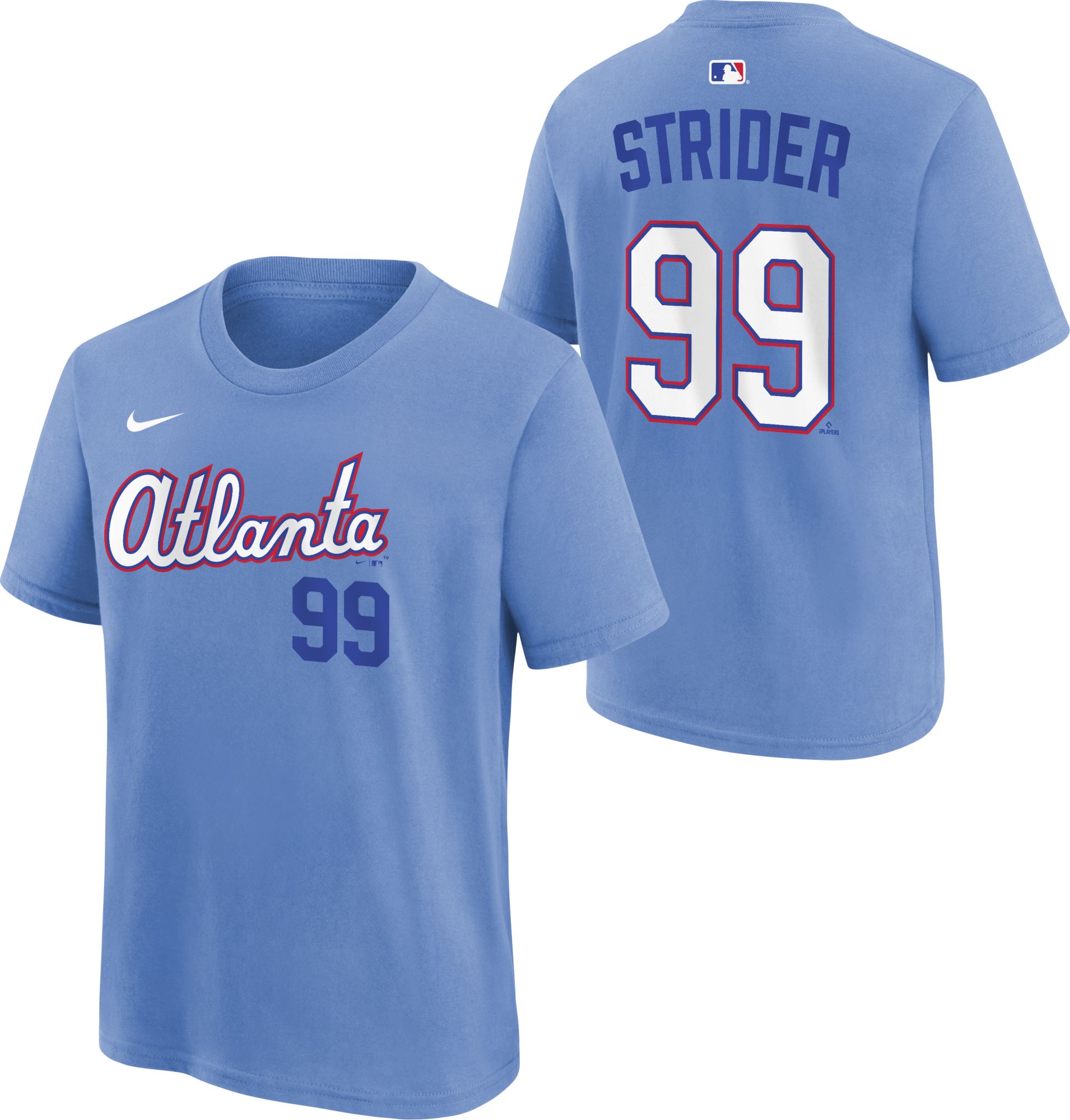 Nike Youth Atlanta Braves 2026 City Connect Spencer Strider #99 T-Shirt