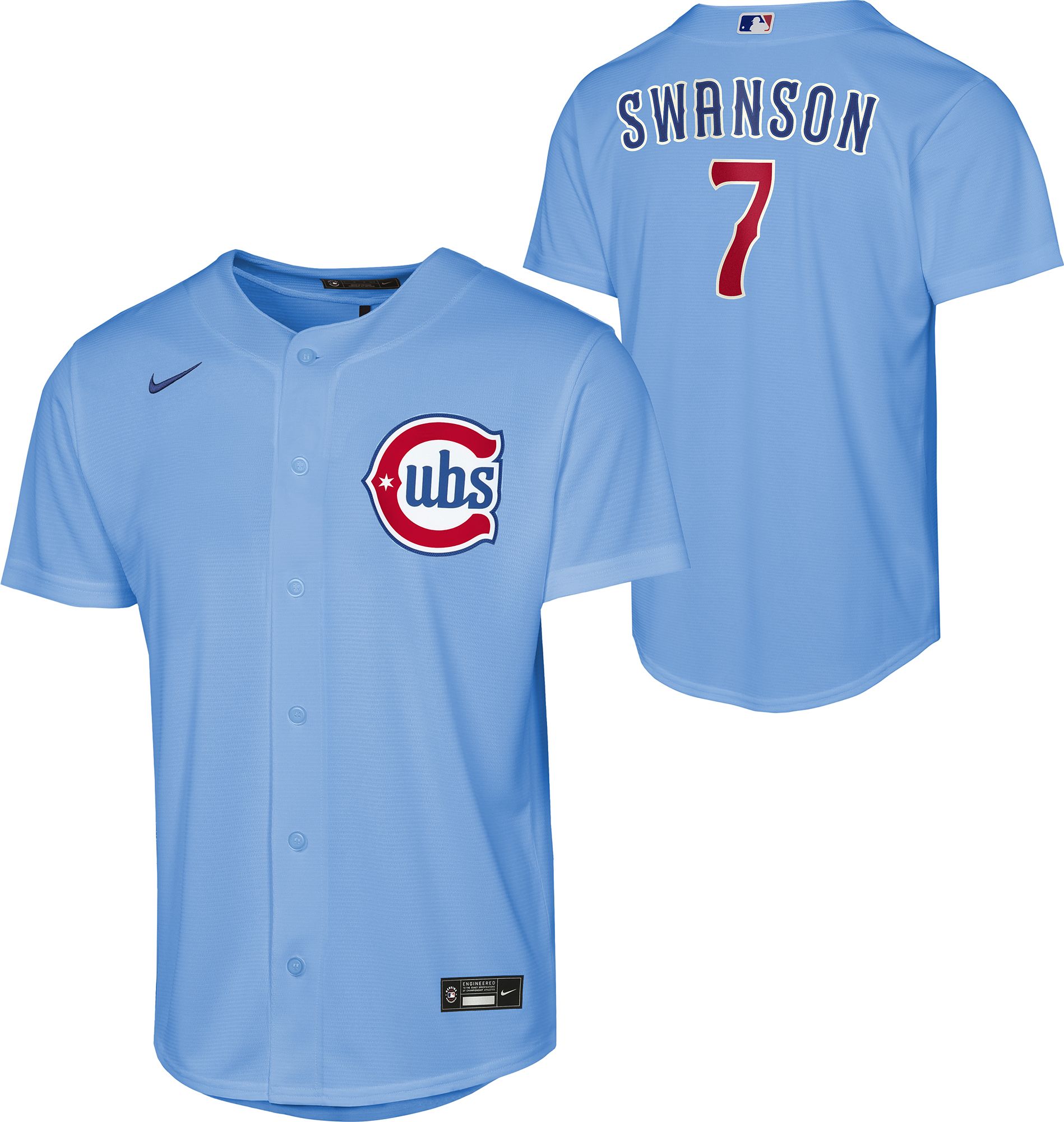 Nike Youth Chicago Cubs Dansby Swanson #7 Alternate 2 Jersey