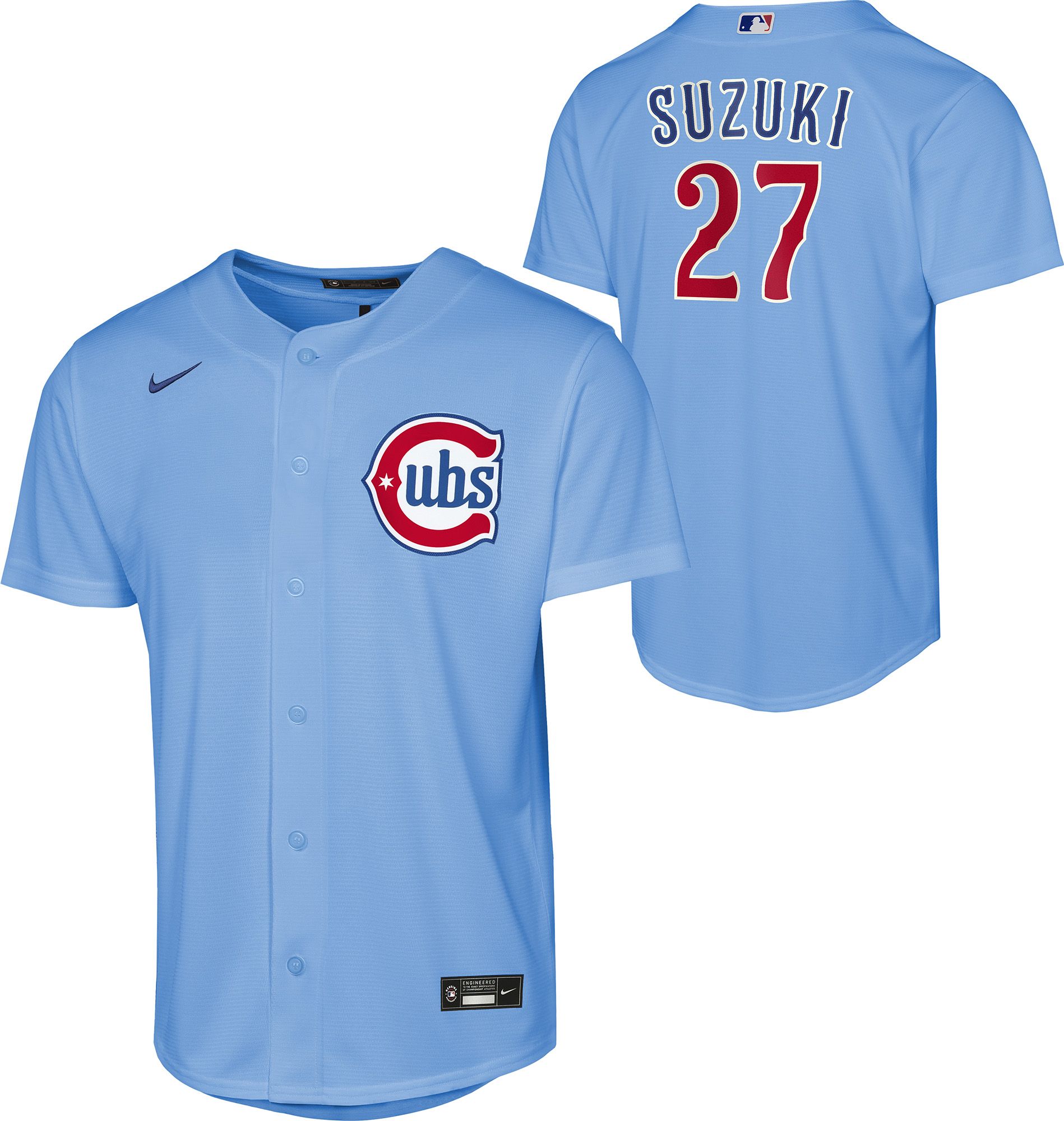 Nike Youth Chicago Cubs Seiya Suzuki #27 Blue Alternate 2 Replica Jersey