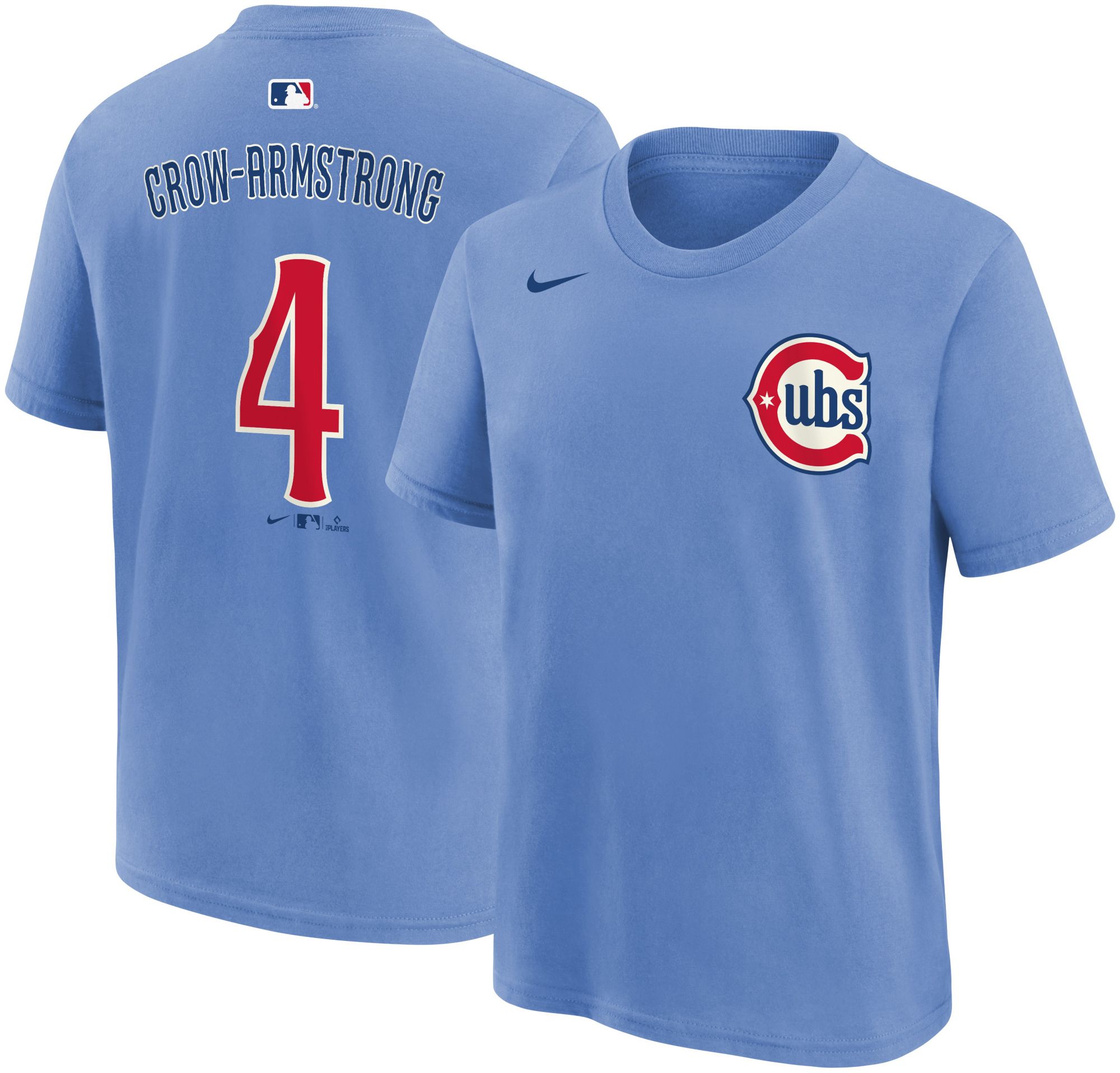 Nike Youth Chicago Cubs Pete Crow-Armstrong #4 Blue Alternate T-Shirt