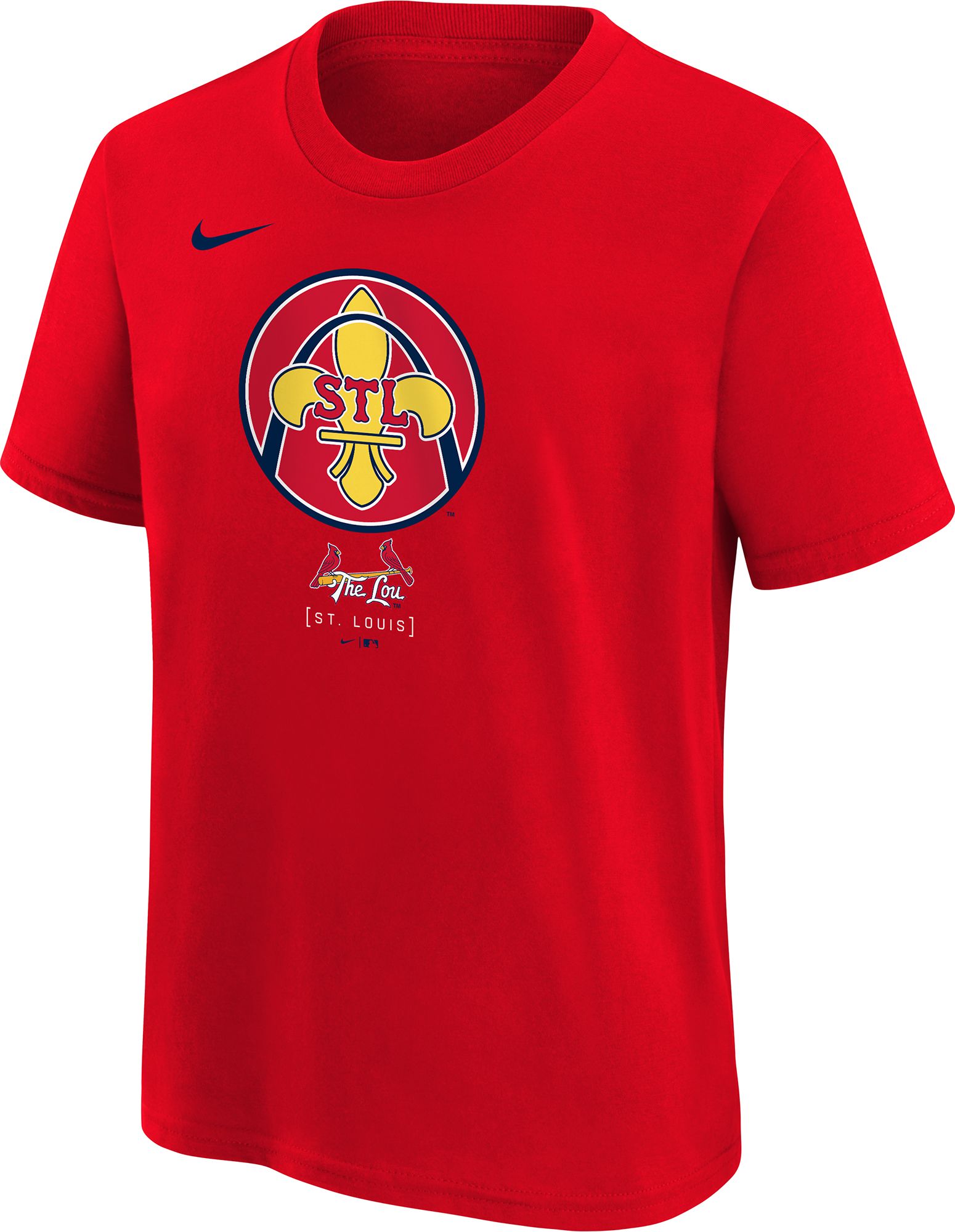 Nike Youth St. Louis Cardinals City Connect Logo T-Shirt