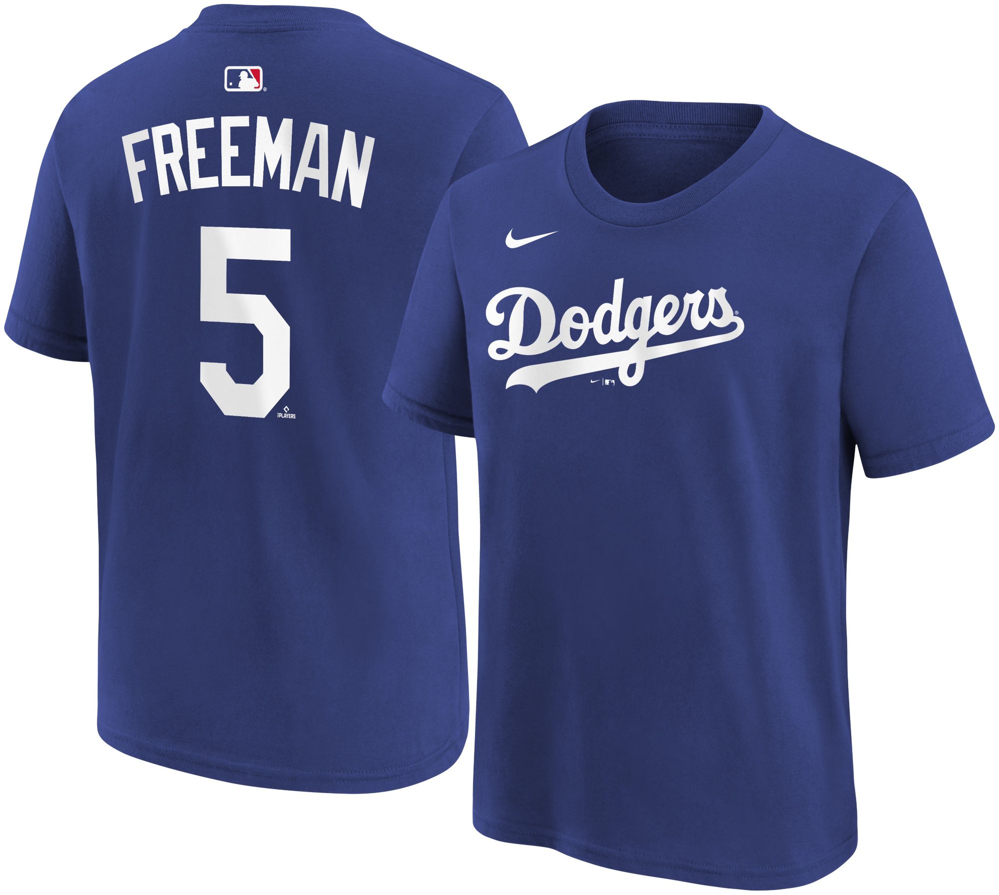 Nike Youth Los Angeles Dodgers Freddie Freeman #5 Blue Home T-Shirt