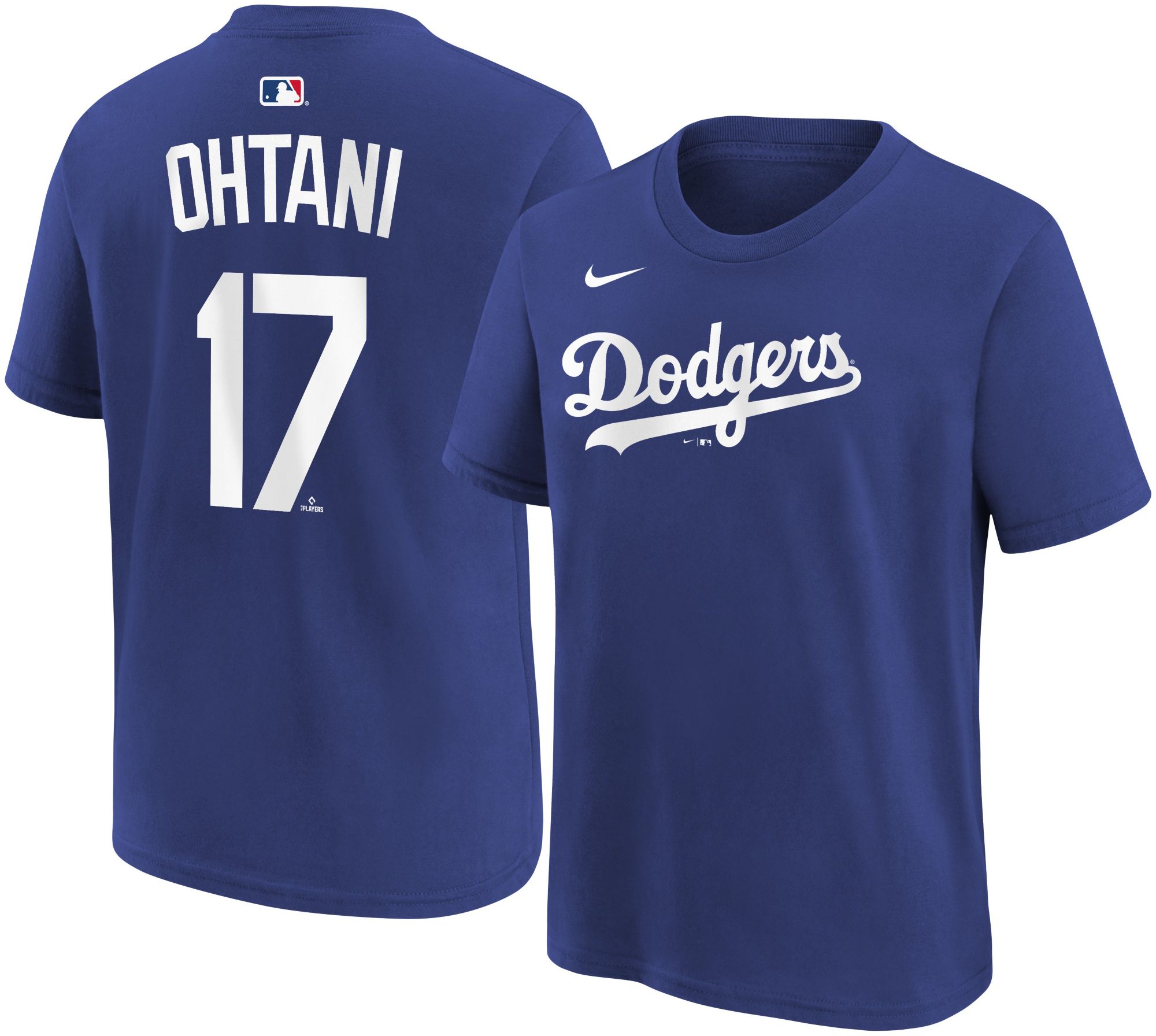 Nike Youth Los Angeles Dodgers Shohei Ohtani #17 Blue Home T-Shirt