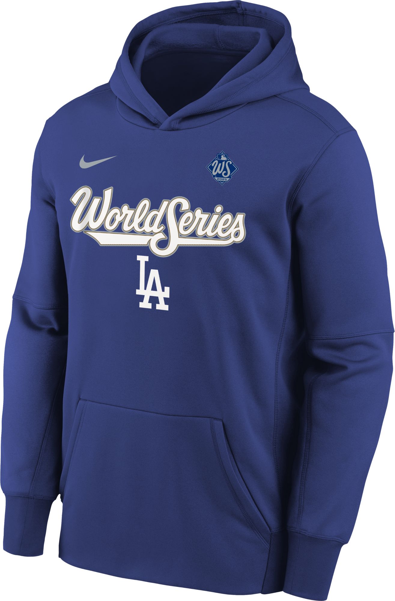 Nike Youth Los Angeles Dodgers 2025 World Series Bound Dugout Authentic Collection Hoodie