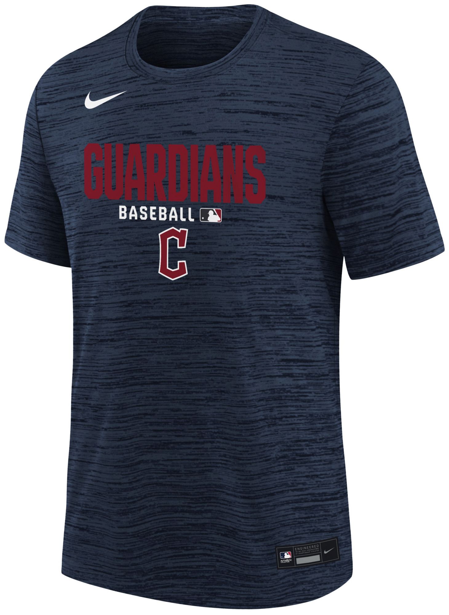 Nike Youth Cleveland Guardians Navy Authentic Collection Velocity T-Shirt