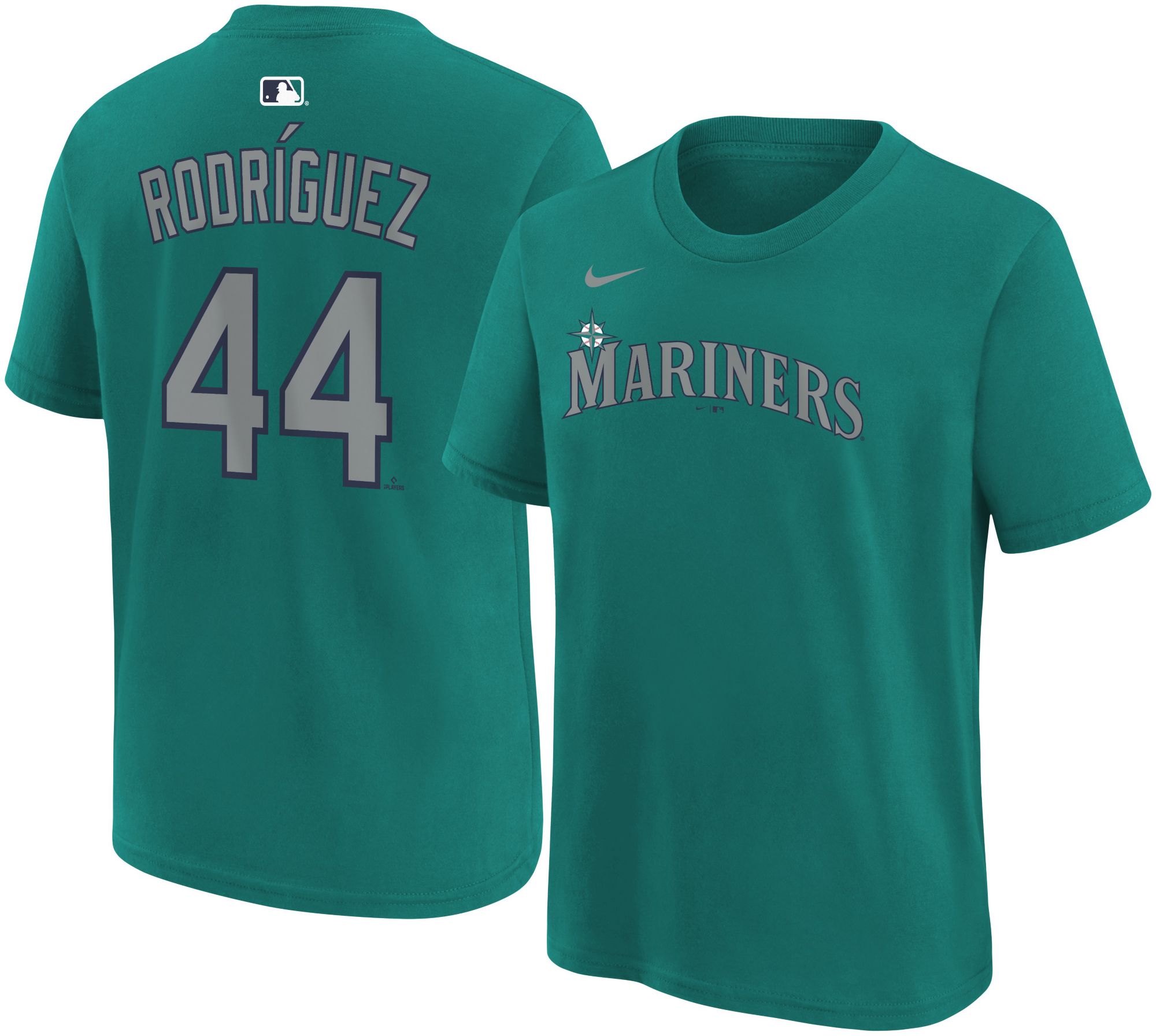 Nike Youth Seattle Mariners Julio Rodríguez #44 Green Home T-Shirt