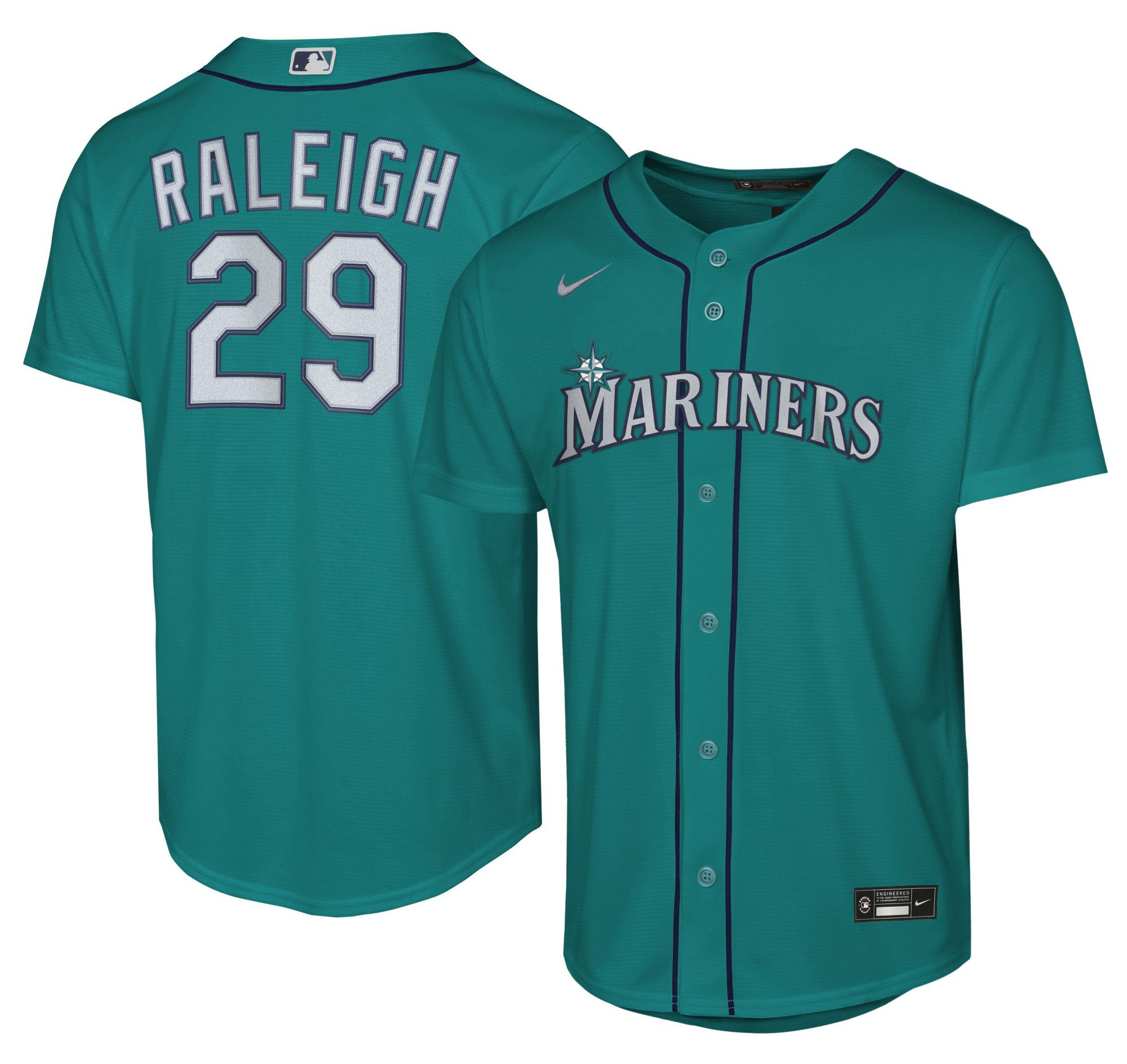 Nike Youth Seattle Mariners Cal Raleigh #29 Alternate Jersey