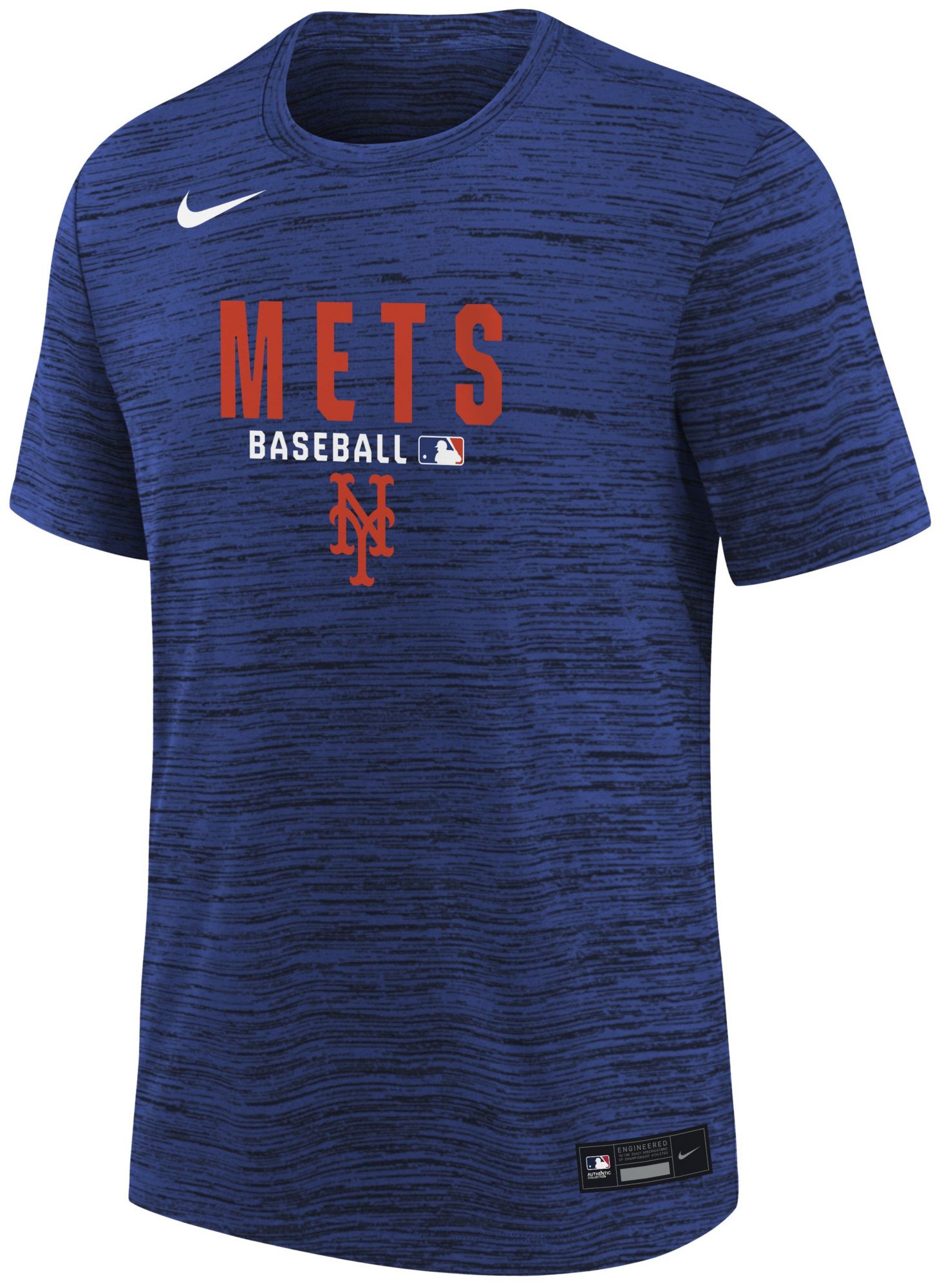 Nike Youth New York Mets Blue Authentic Collection Velocity T-Shirt