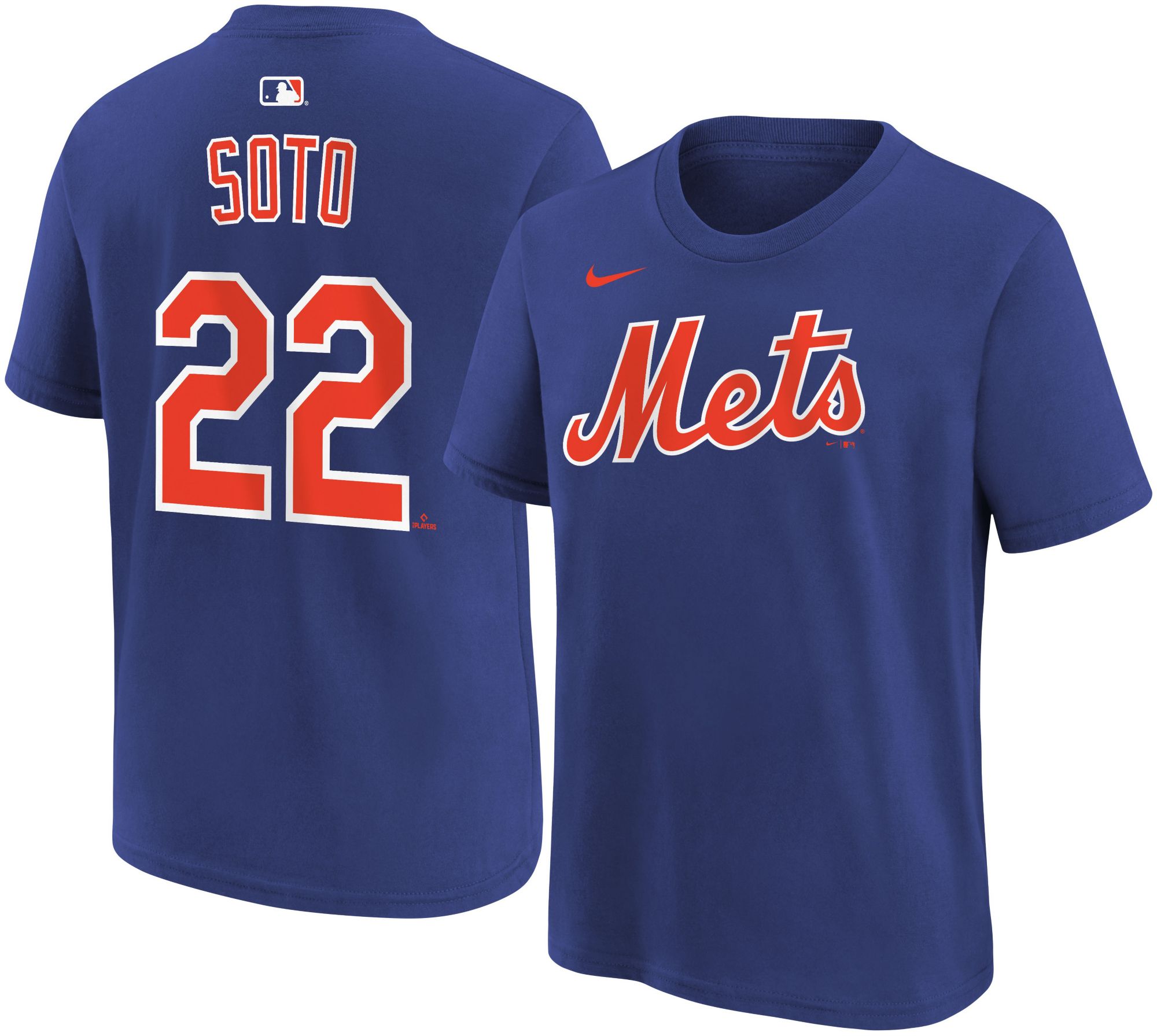 Nike Youth New York Mets Juan Soto #22 Blue Home T-Shirt