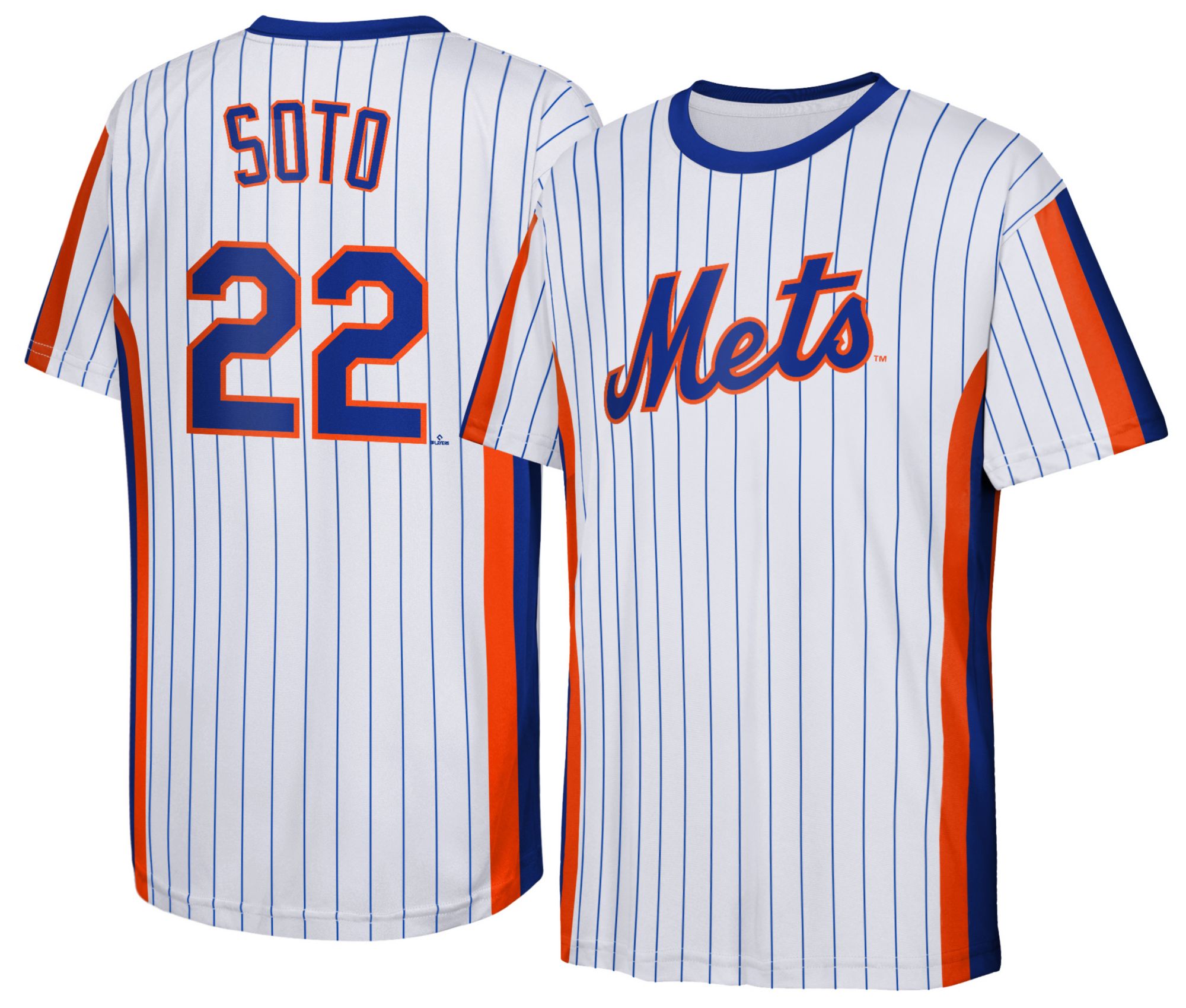 Nike Youth New York Mets Team Color Juan Soto #22 Triple Sublimation T-Shirt