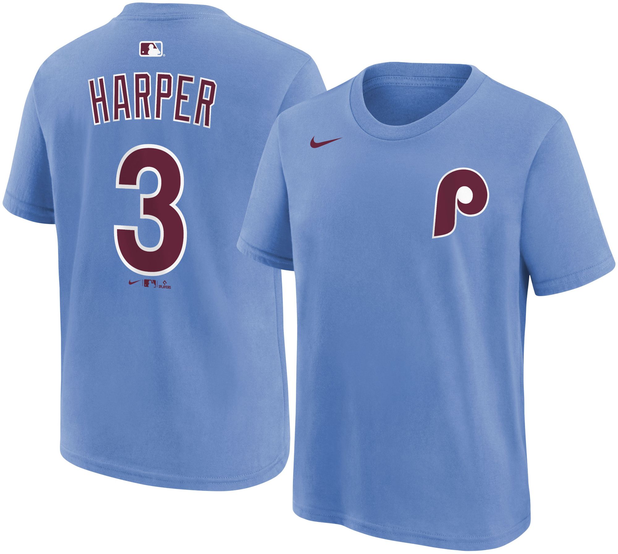 Nike Youth Philadelphia Phillies Bryce Harper #3 Blue Alternate T-Shirt