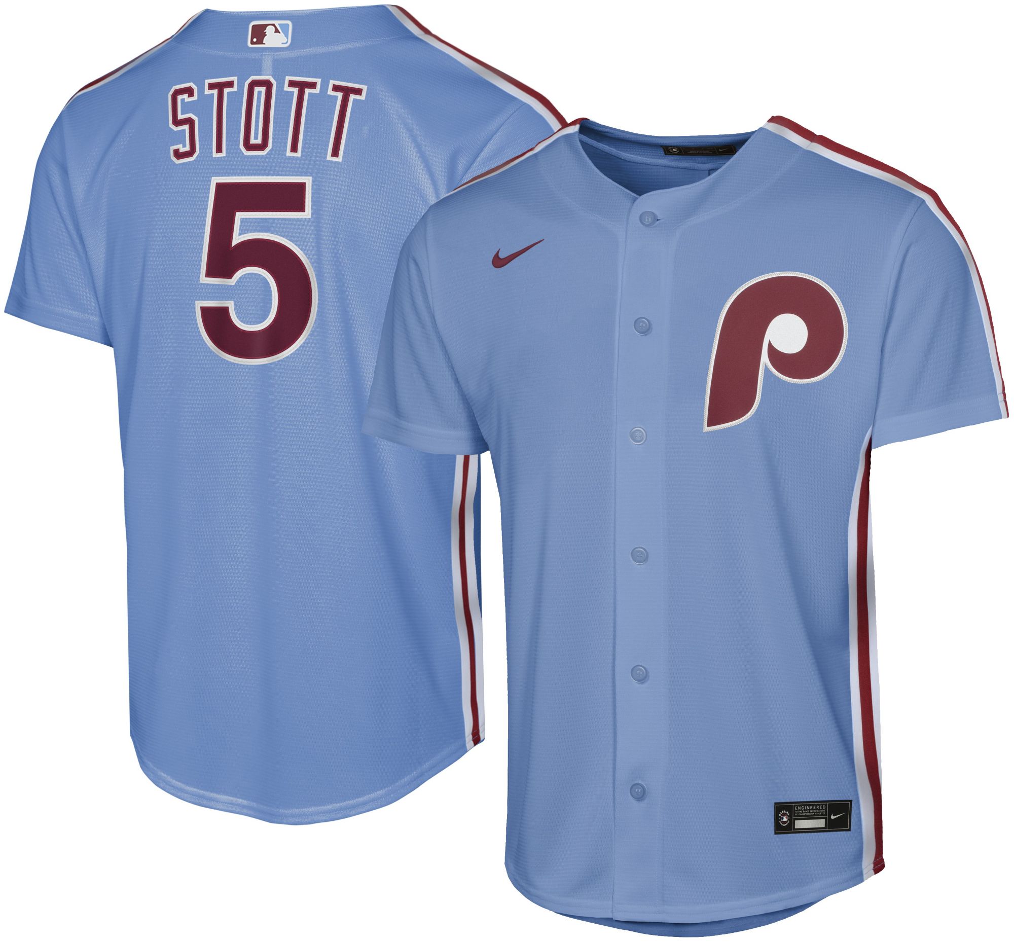 Nike Youth Philadelphia Phillies Bryson Stott #5 Alternate Jersey