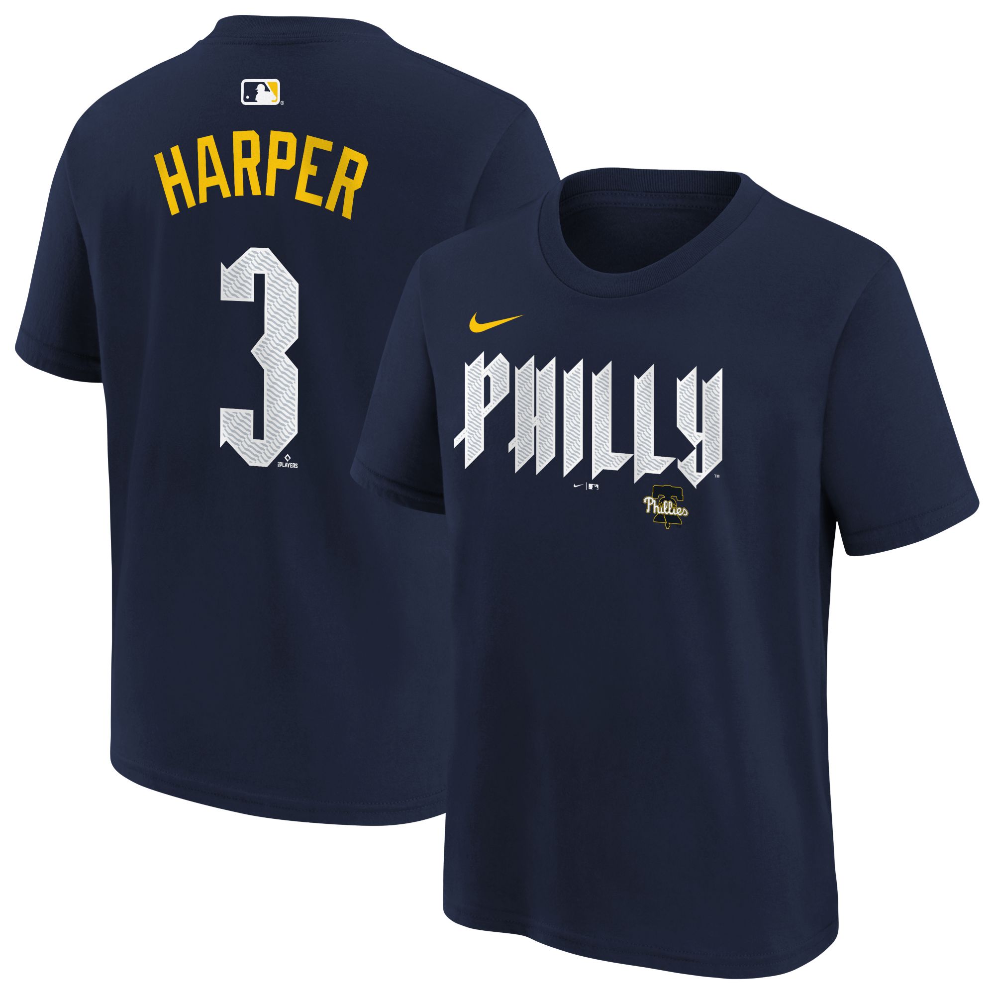 Nike Youth Philadelphia Phillies City Connect Bryce Harper #3 T-Shirt