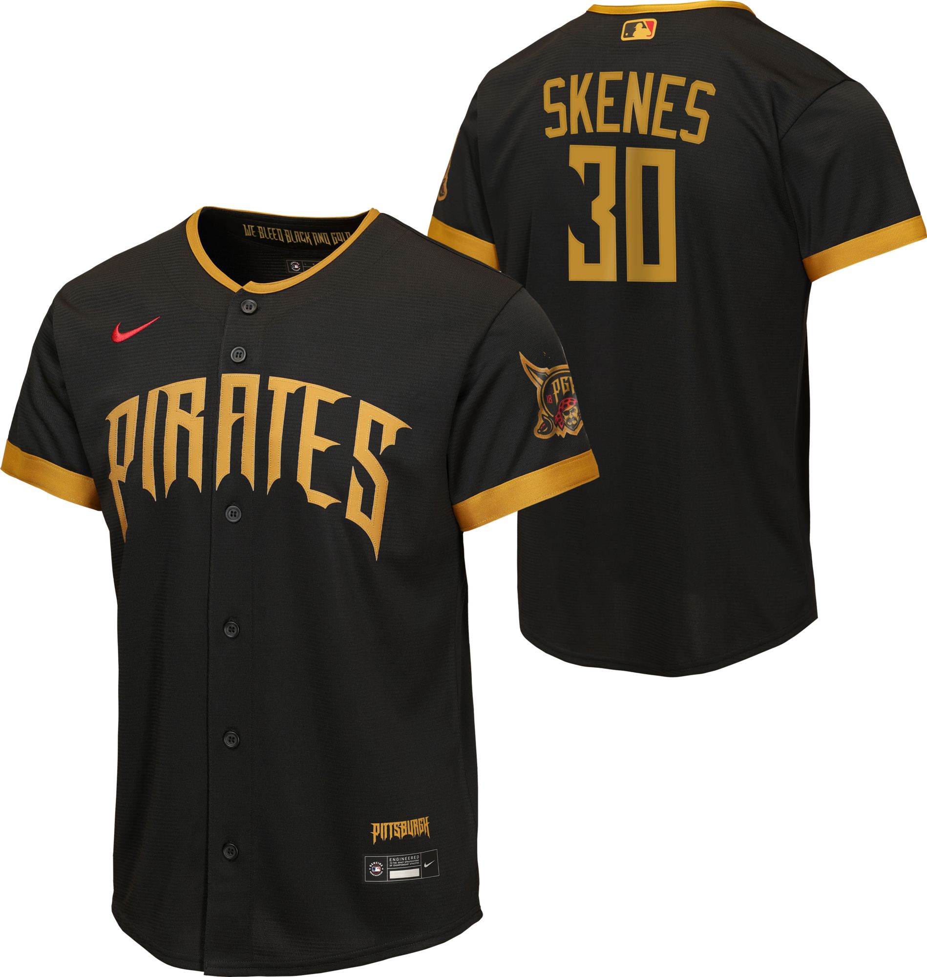 Nike Youth Pittsburgh Pirates Paul Skenes #30 2026 City Connect Homerun Jersey
