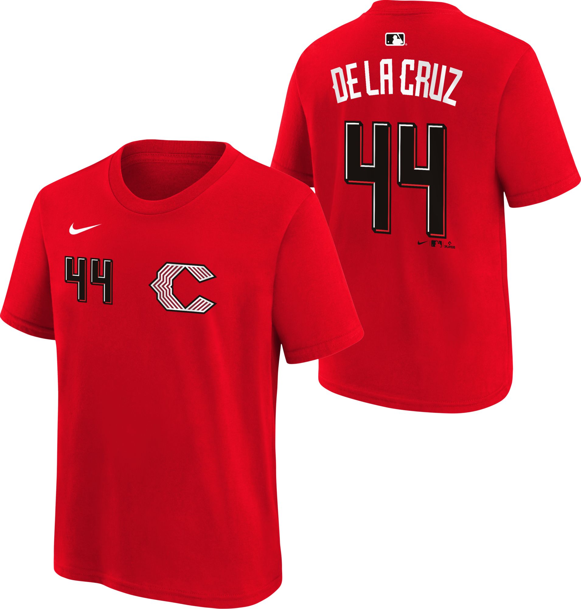 Nike Youth Cincinnati Reds Elly De La Cruz #44 2026 City Connect T-Shirt