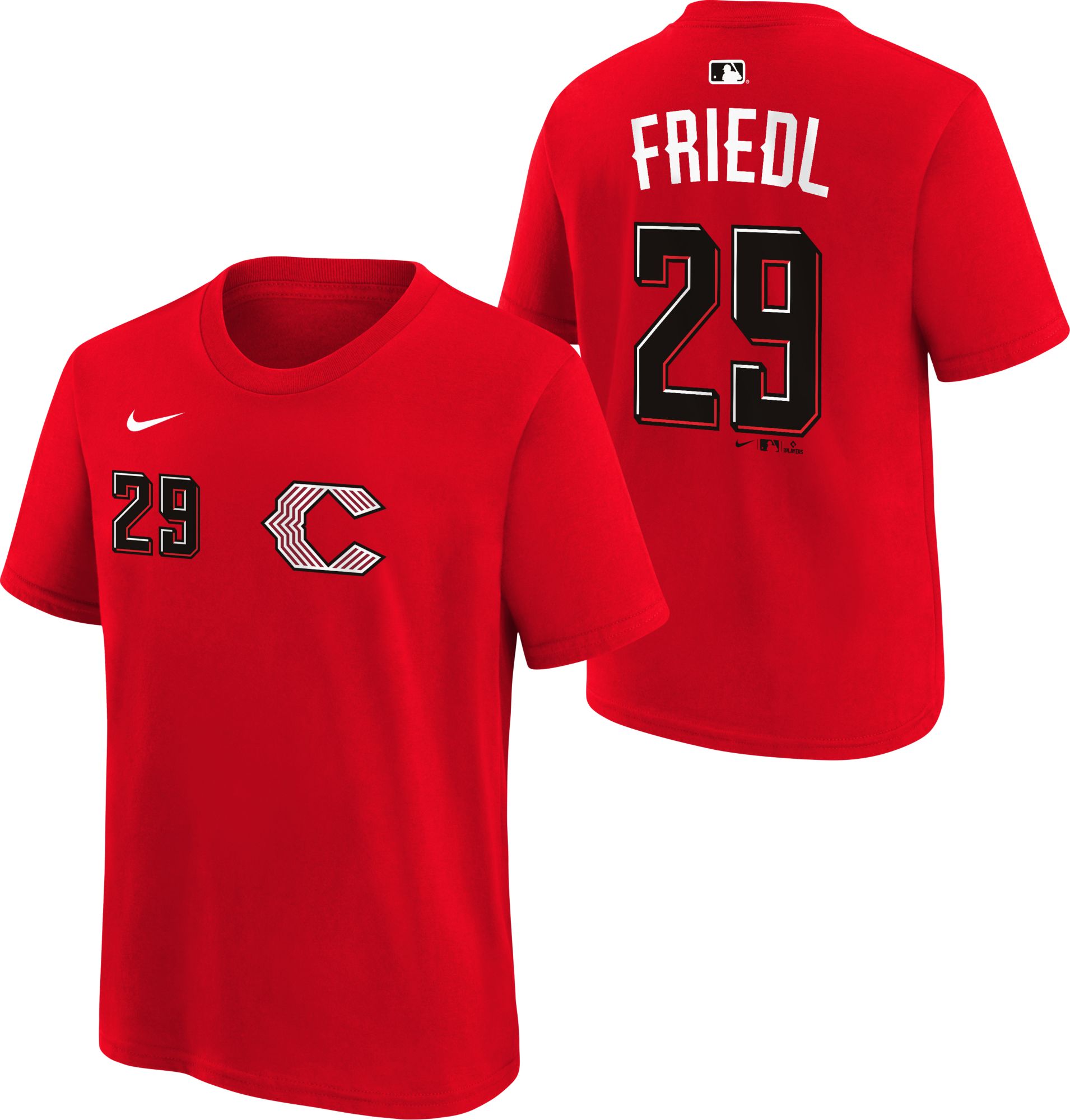 Nike Youth Cincinnati Reds 2026 City Connect TJ Friedl #29 T-Shirt