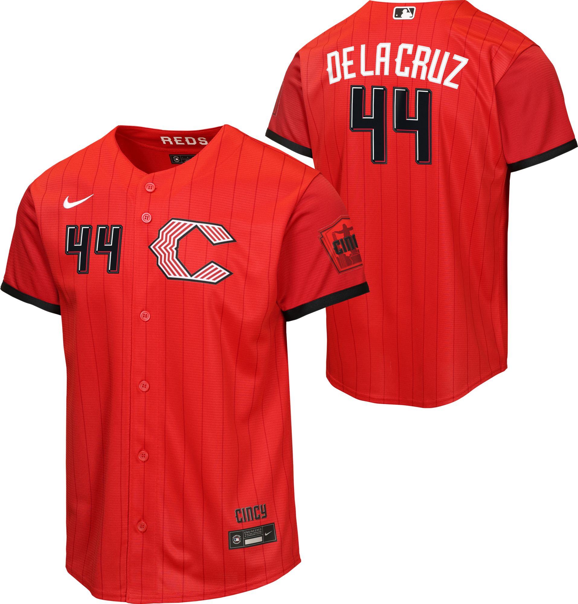 Nike Youth Cincinnati Reds Elly De La Cruz #44 2026 City Connect Homerun Jersey