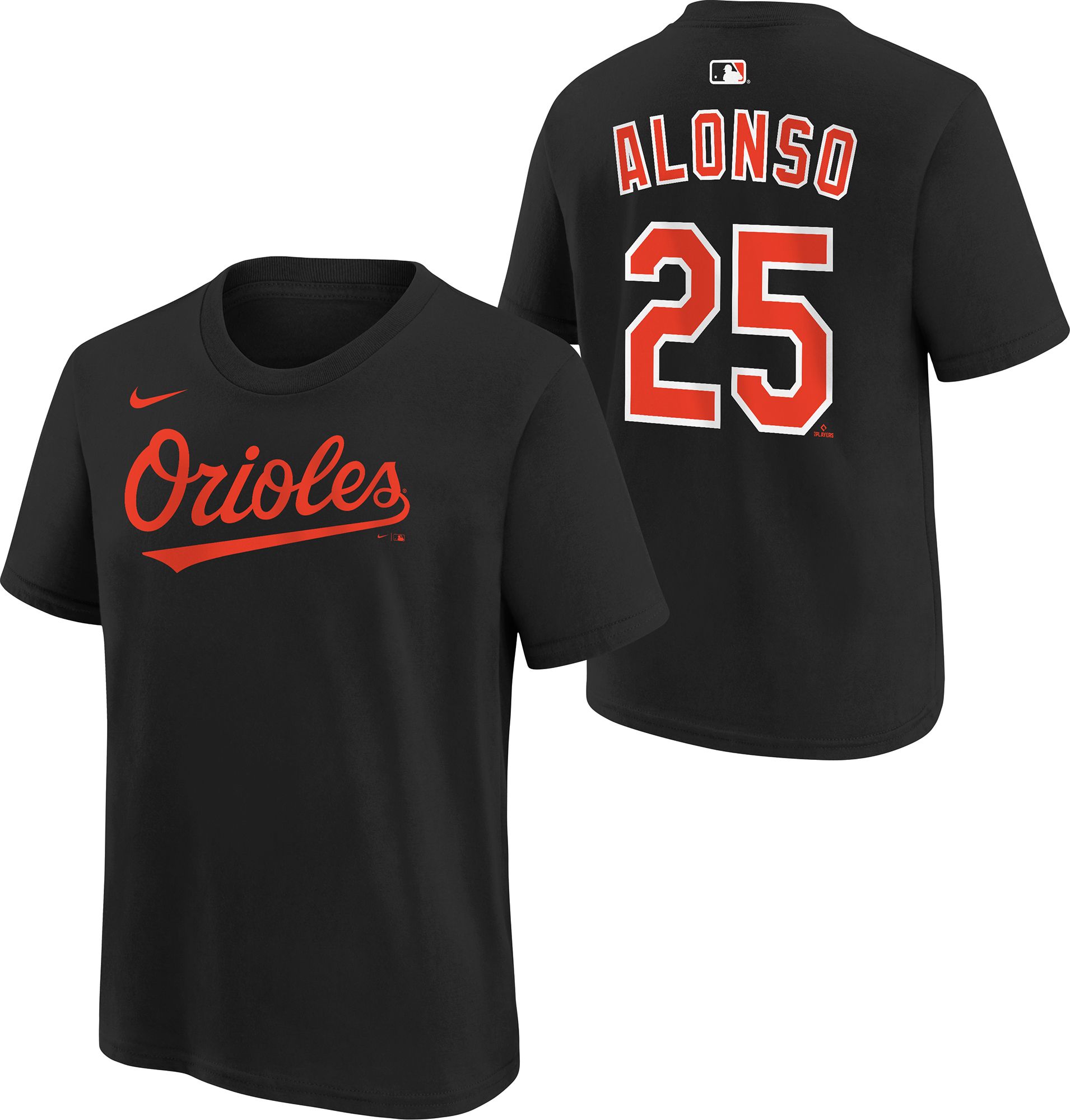 Nike Youth Baltimore Orioles Pete Alonso #25 Black T-Shirt