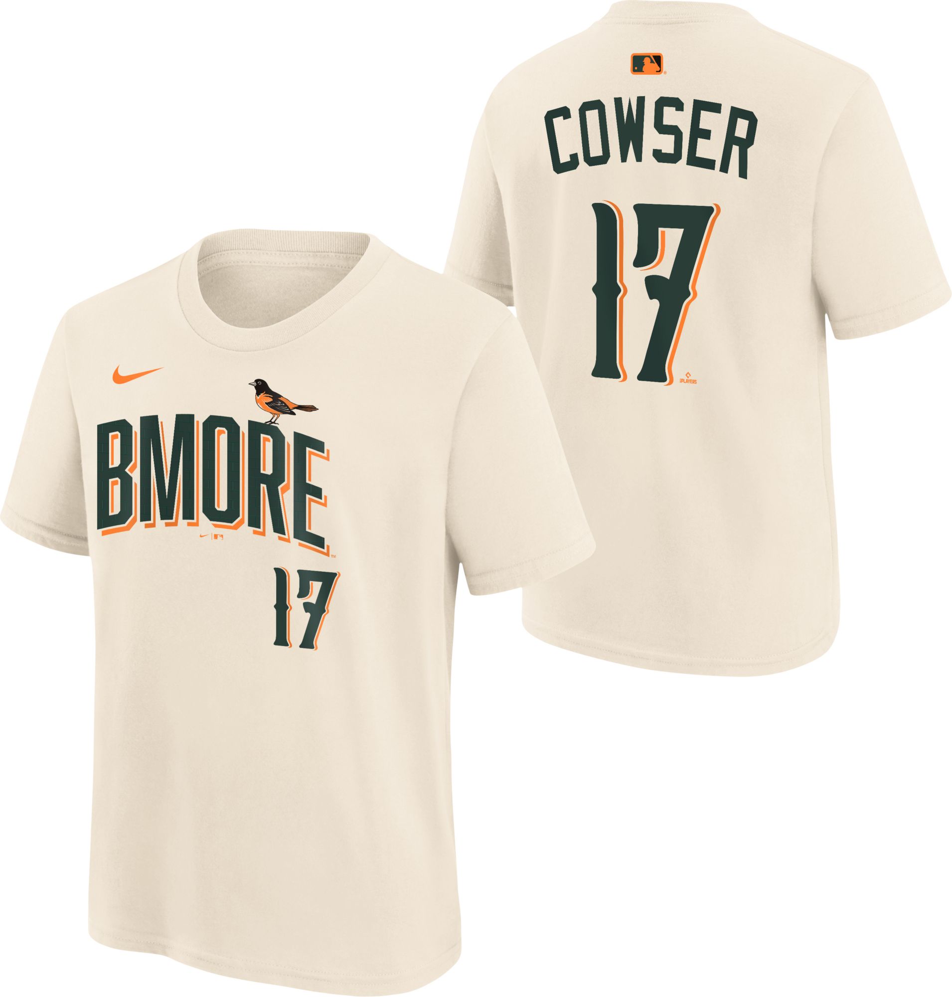 Nike Youth Baltimore Orioles 2026 City Connect Colton Cowser #17 T-Shirt