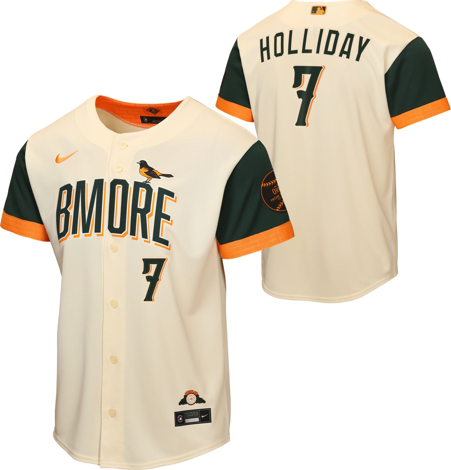 Nike Youth Baltimore Orioles Jackson Holliday #7 2026 City Connect Homerun Jersey