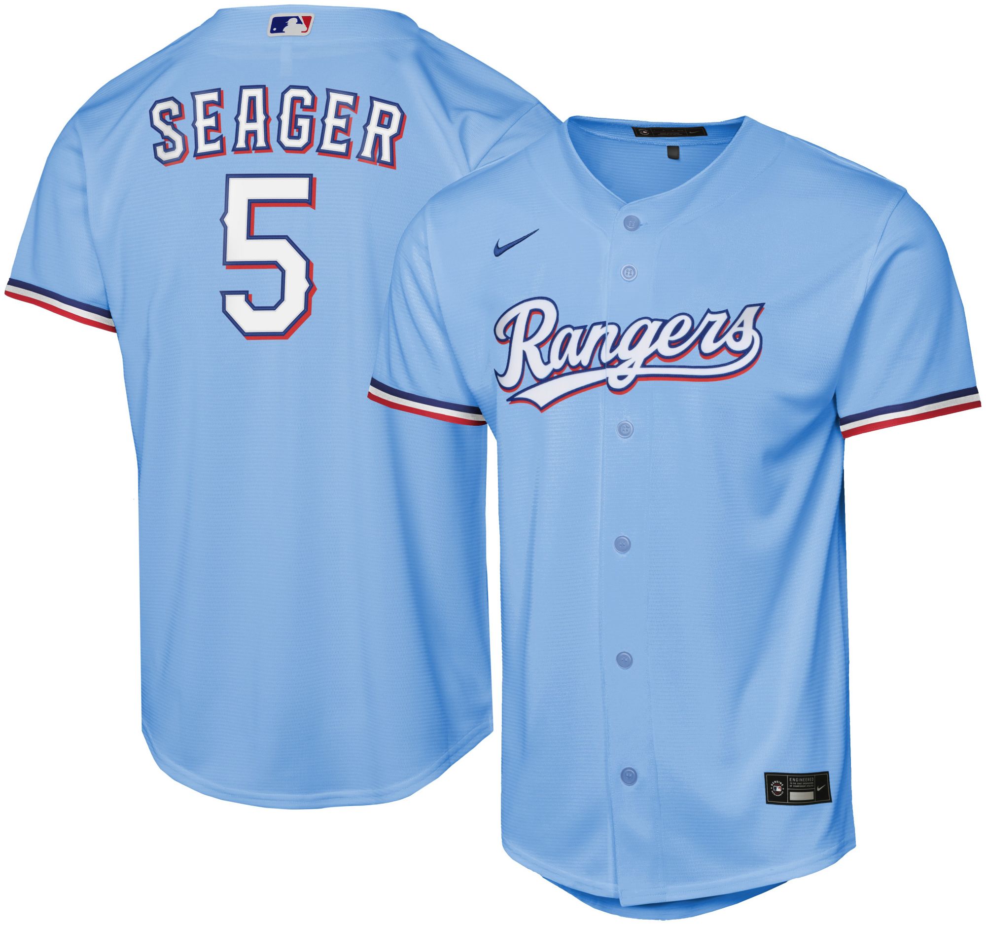 Nike Youth Texas Rangers Corey Seager #5 Blue Alternate Replica Jersey