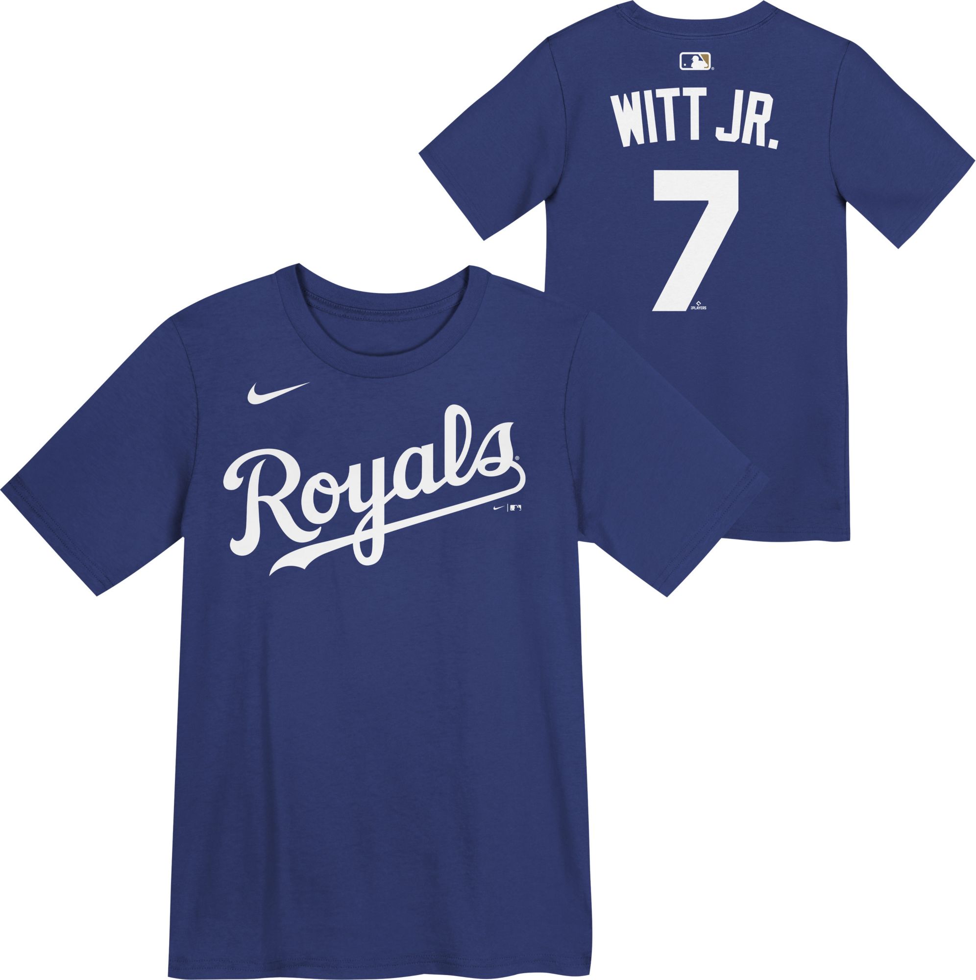 Nike Youth Kansas City Royals White Bobby Witt Jr. #7 Home T-Shirt