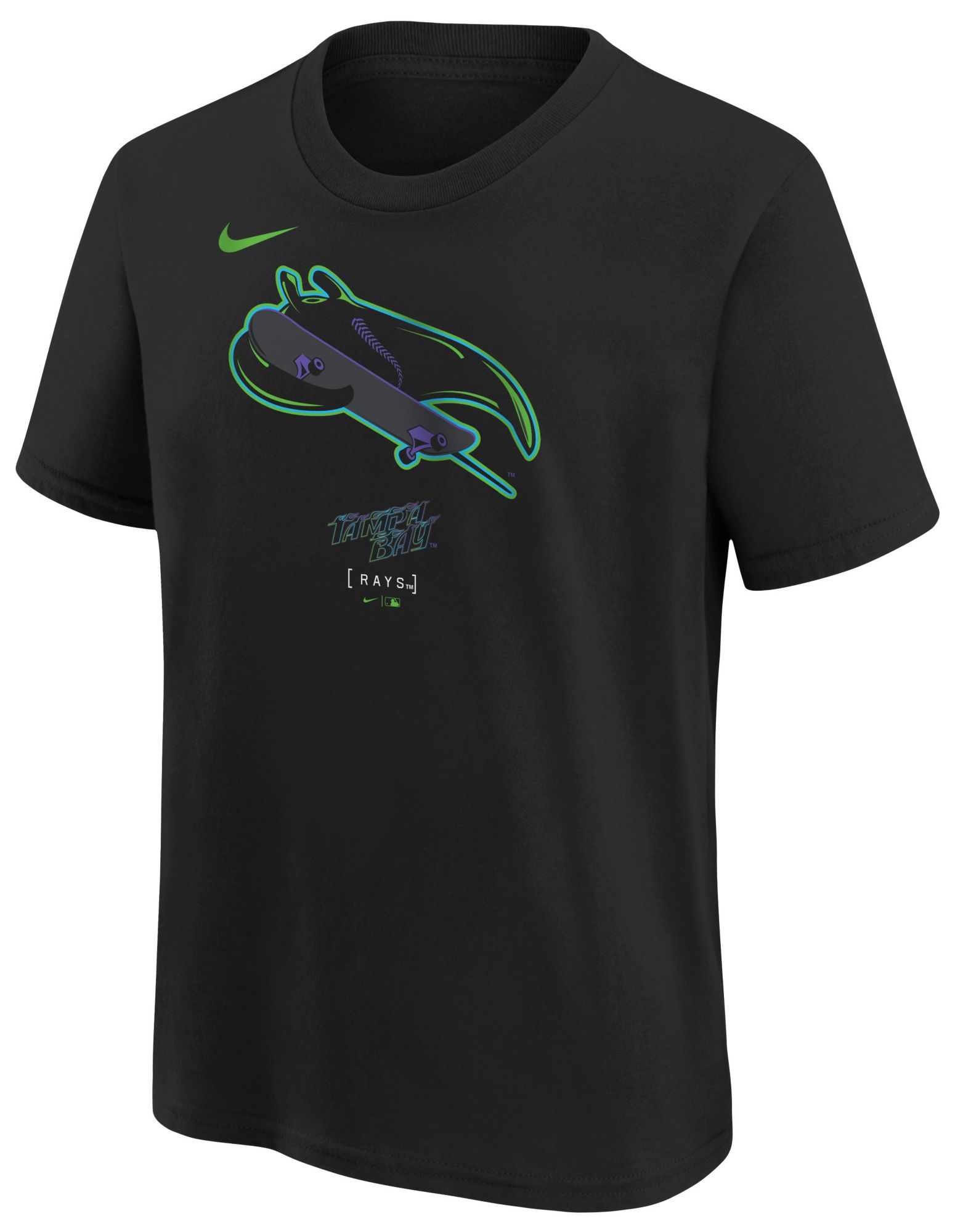 Nike Youth Tampa Bay Rays City Connect Logo T-Shirt