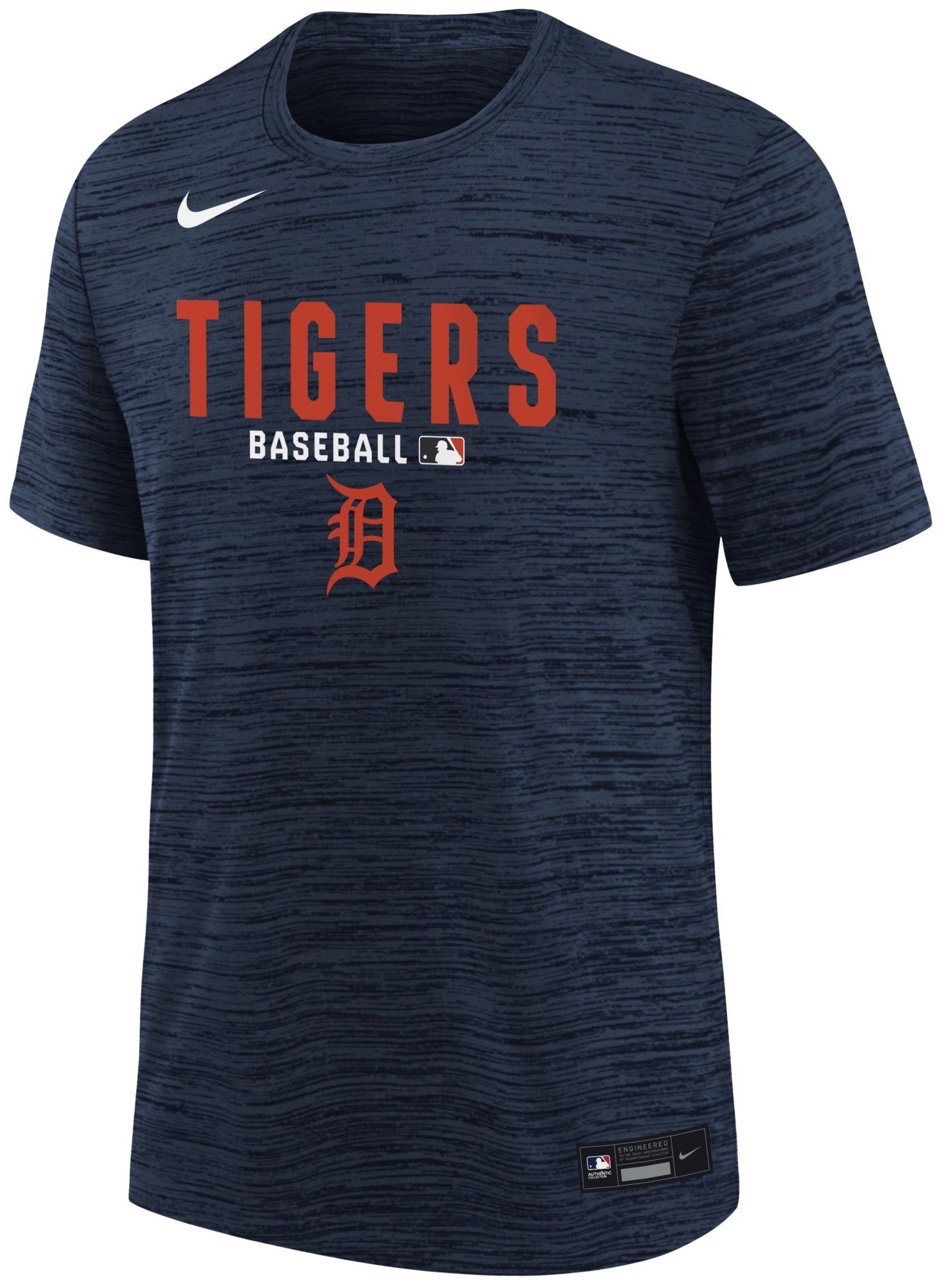 Nike Youth Detroit Tigers Navy Authentic Collection Velocity T-Shirt