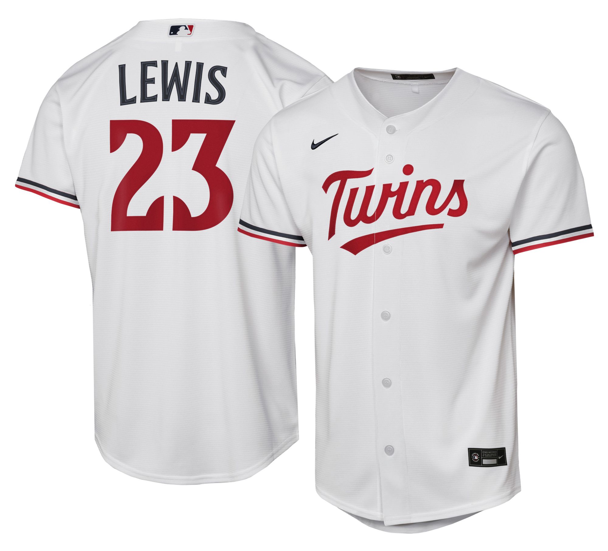 Nike Youth Minnesota Twins Royce Lewis #23 Home Jersey