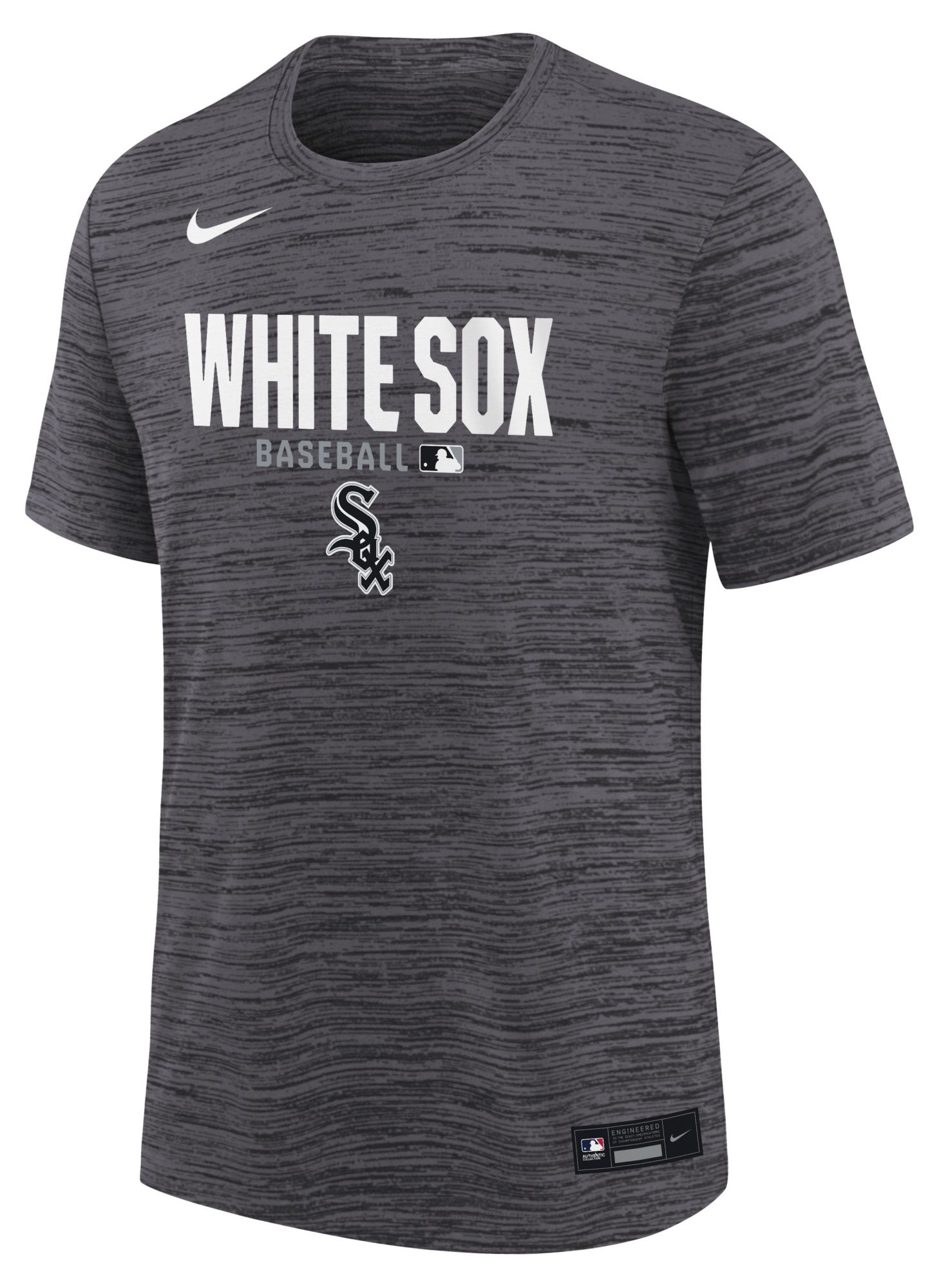 Nike Youth Chicago White Sox Black Authentic Collection Velocity T-Shirt