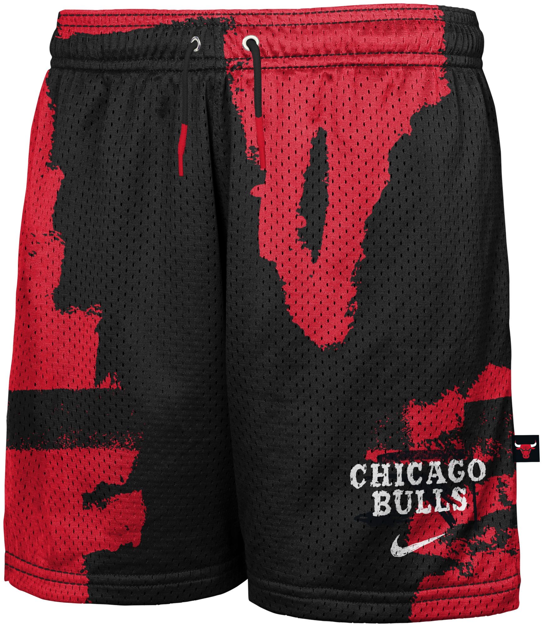 Nike Youth Chicago Bulls Wordmark Red Practice Shorts