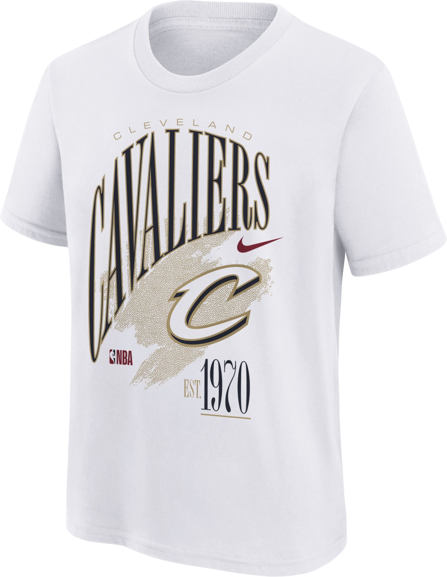 Nike Youth Cleveland Cavaliers Hardwood Classics White Champs T-Shirt