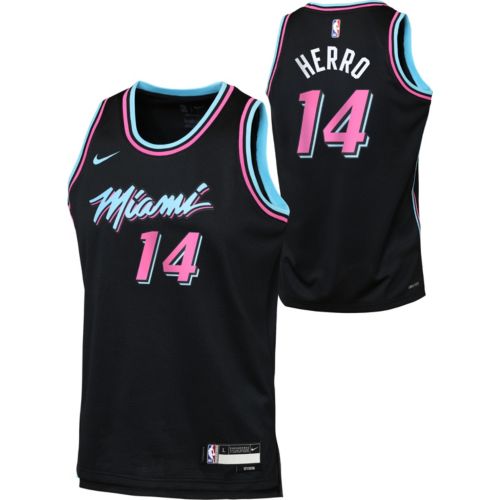 Nike Adult 2024-25 City Edition Vice Miami Heat Jaime Jaquez Jr