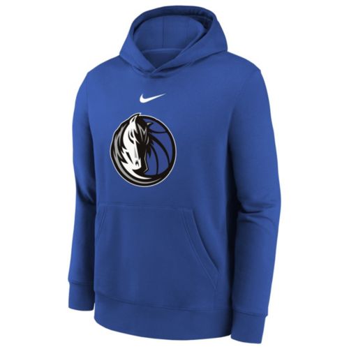 Nike Youth Dallas Mavericks Royal Club Logo Fleece Pullover Hoodie