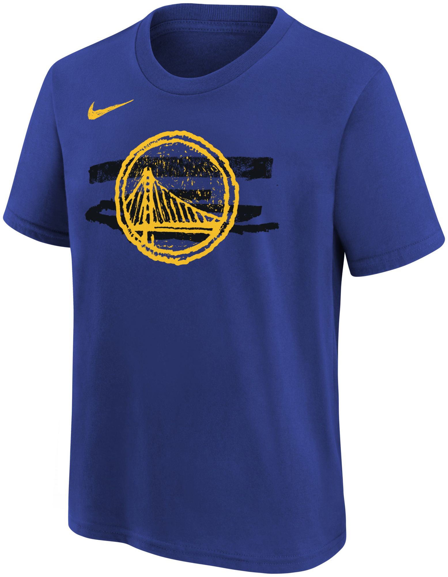 Nike Youth Golden State Warriors Blue Graphic T-Shirt