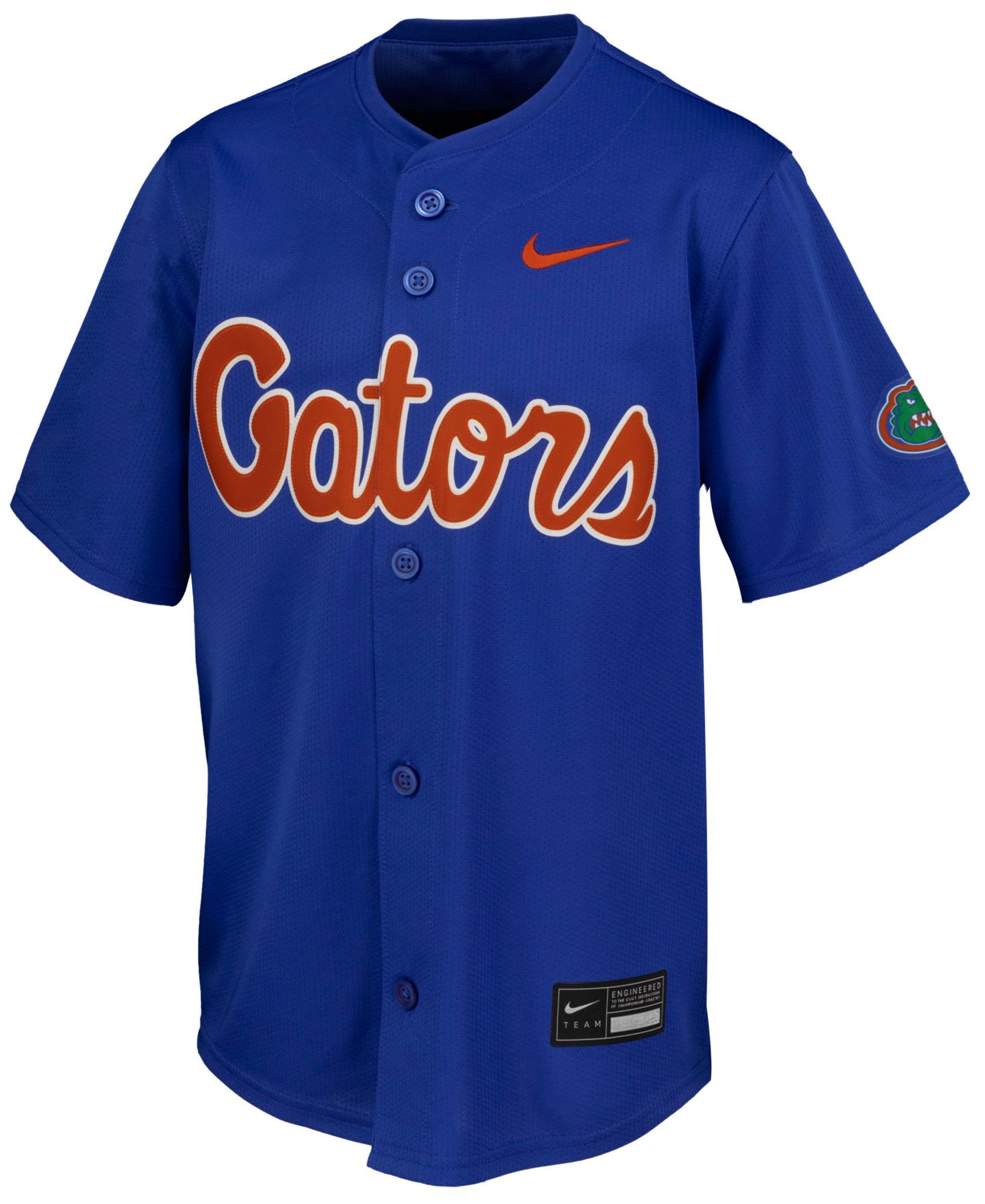 Nike Youth Florida Gators Royal Replica Baseball Jersey