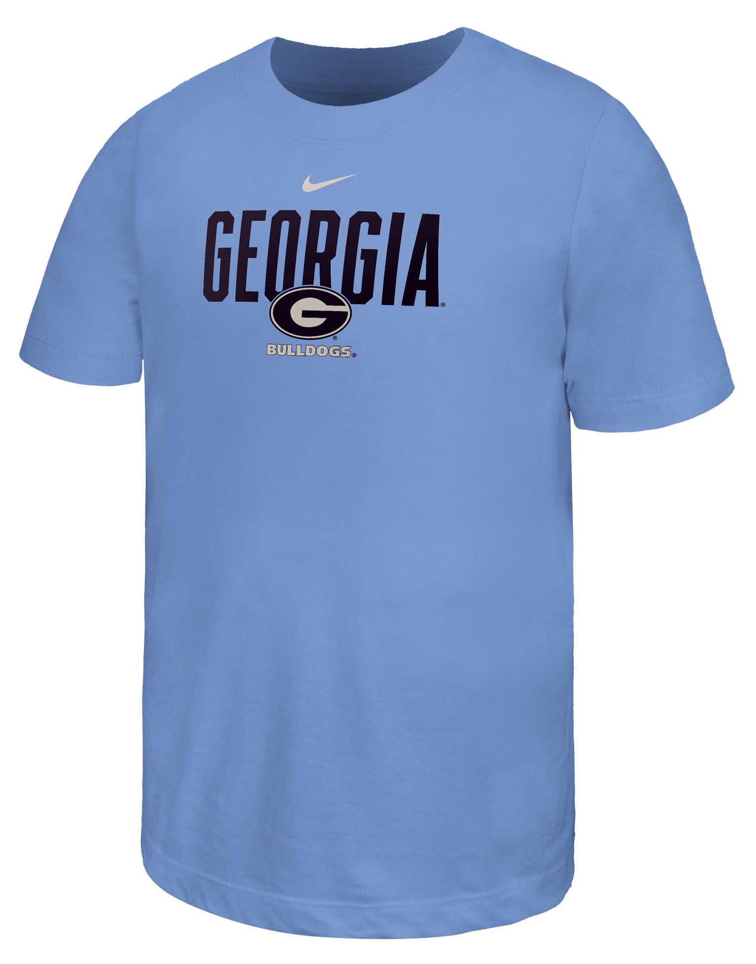 Nike Youth Georgia Bulldogs Light Blue Cotton Short Sleeve T-Shirt