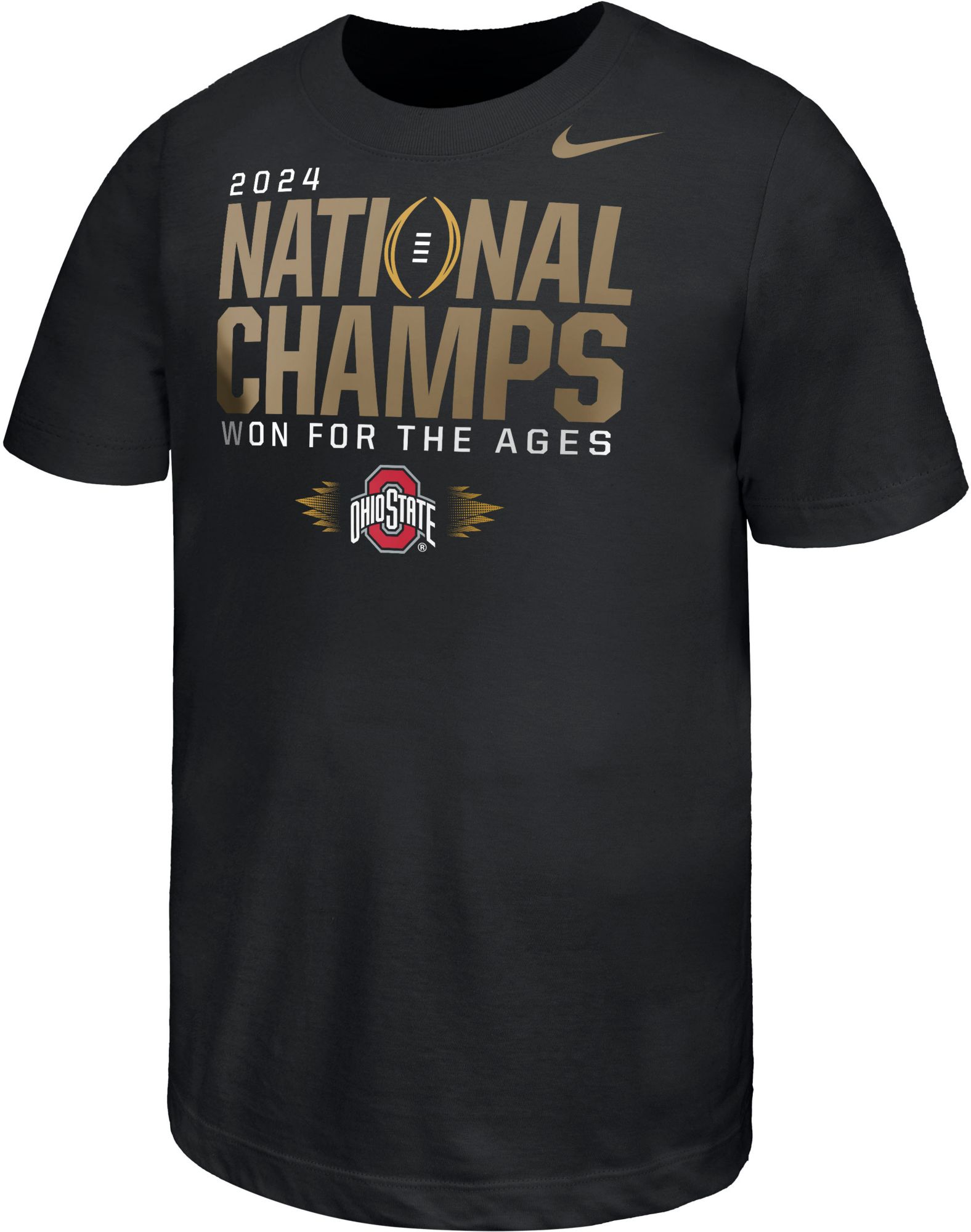 Nike Youth 2024-25 National Champions Ohio State Buckeyes Locker Room T-Shirt