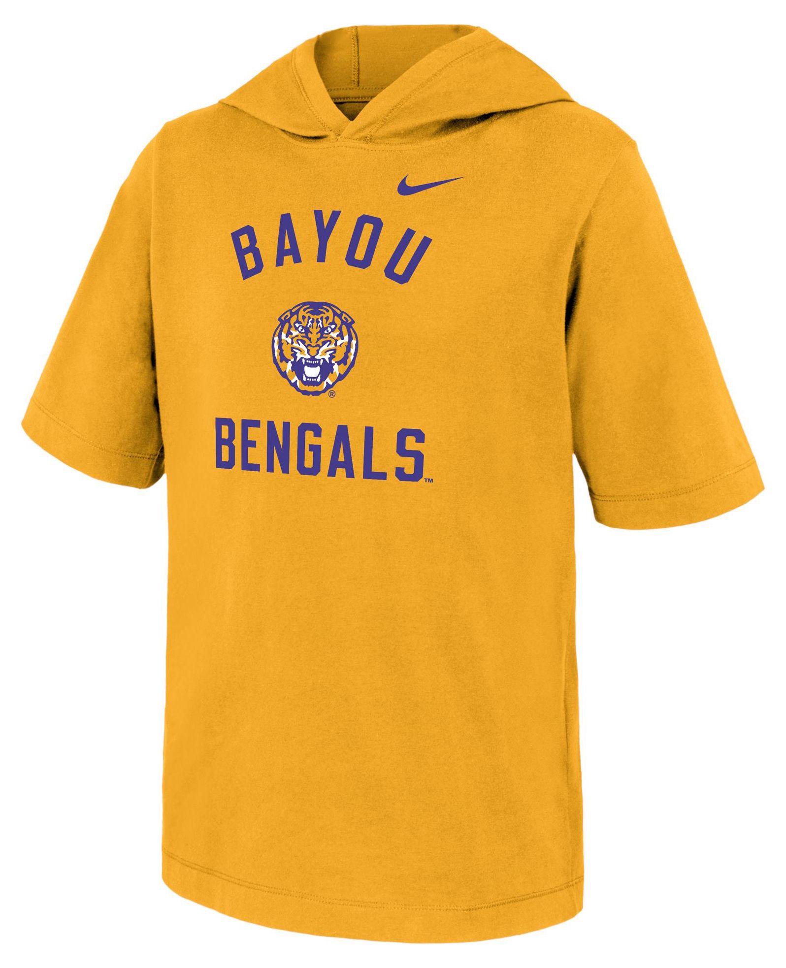 Nike Youth LSU Tigers Gold Core Cotton Hooded T-Shirt