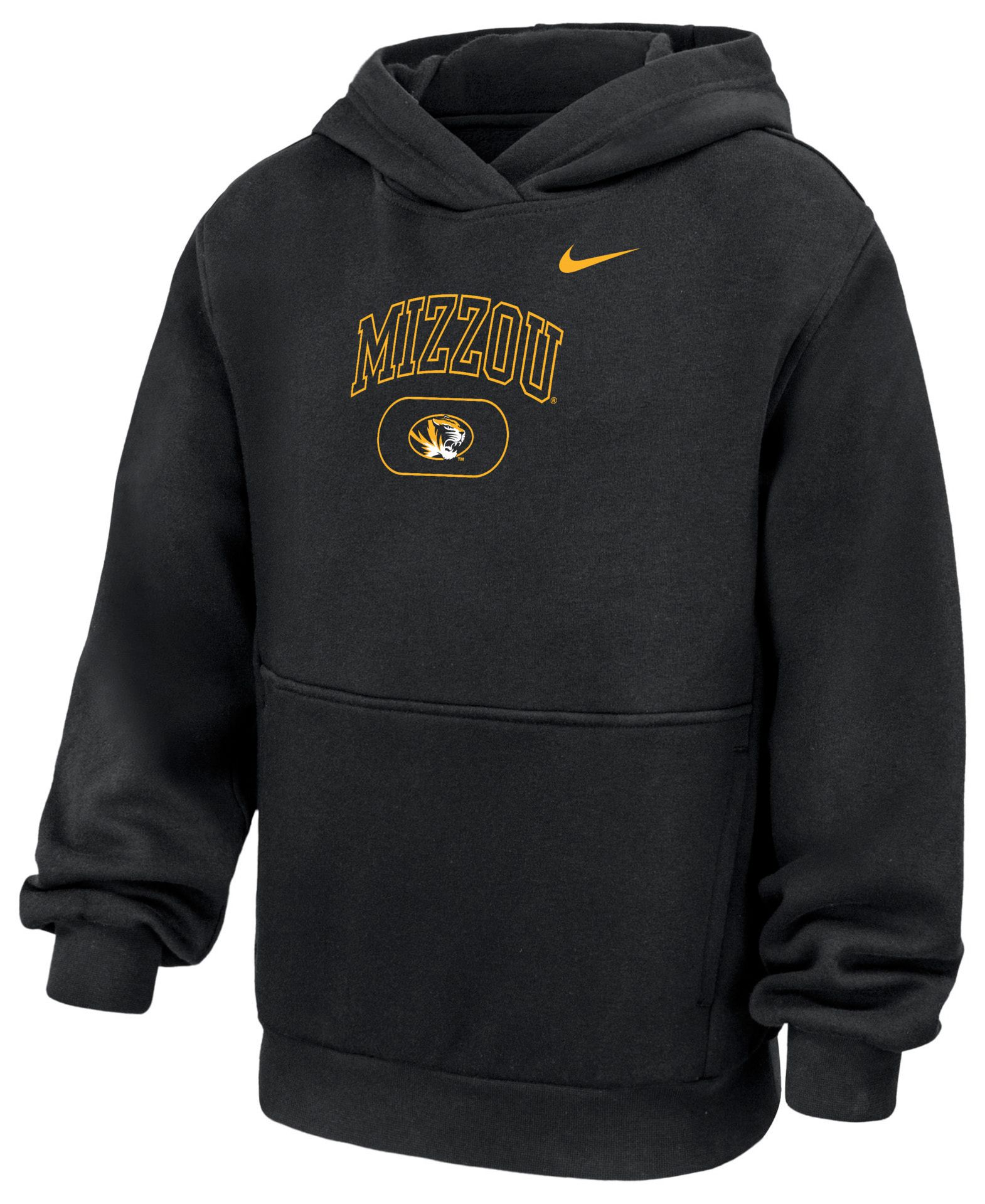 Nike Youth Missouri Tigers Black Club Fleece Pullover Hoodie