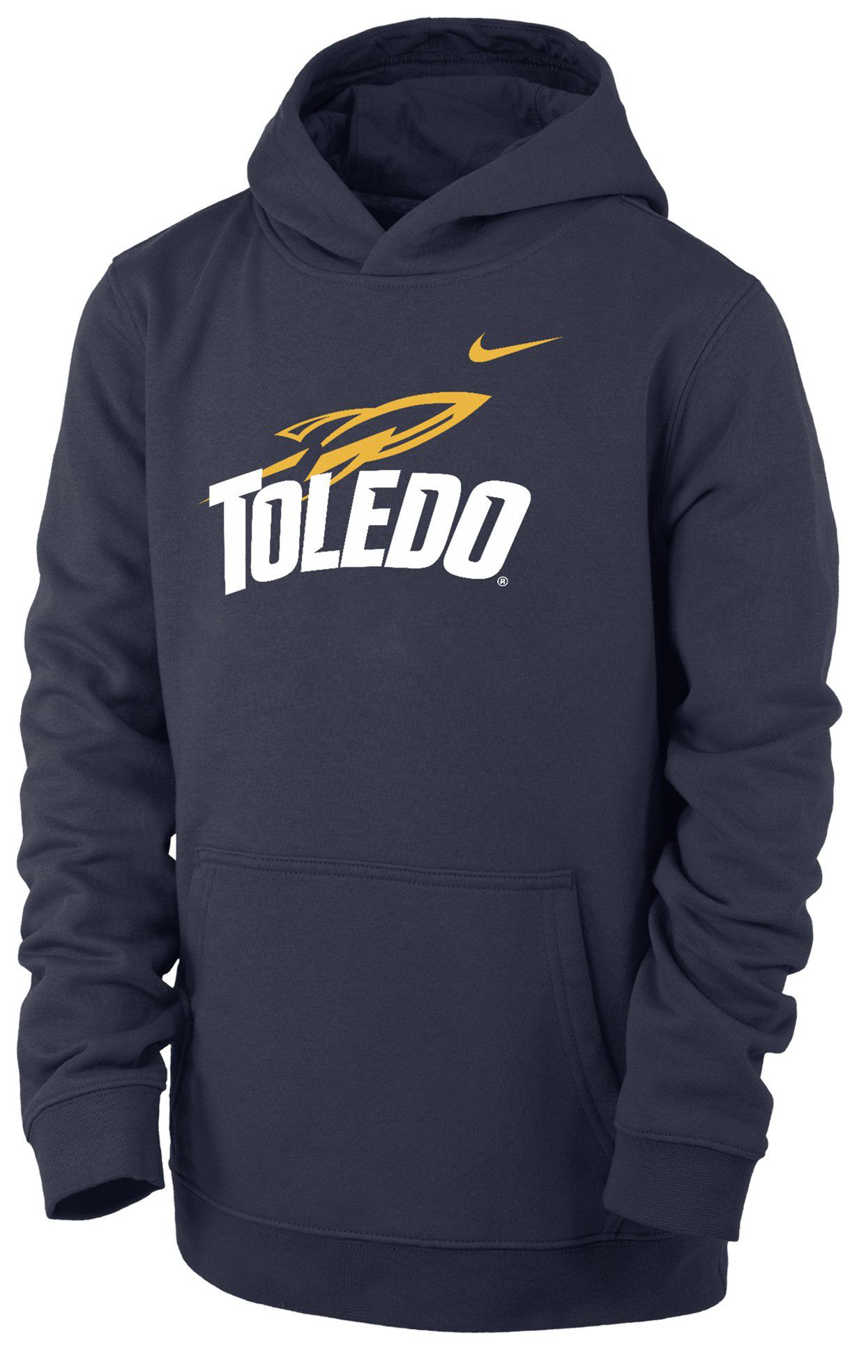 Nike Youth Toledo Rockets Navy Club Fleece Pullover Hoodie